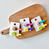Childrens Colorful Biscuit Hairpin