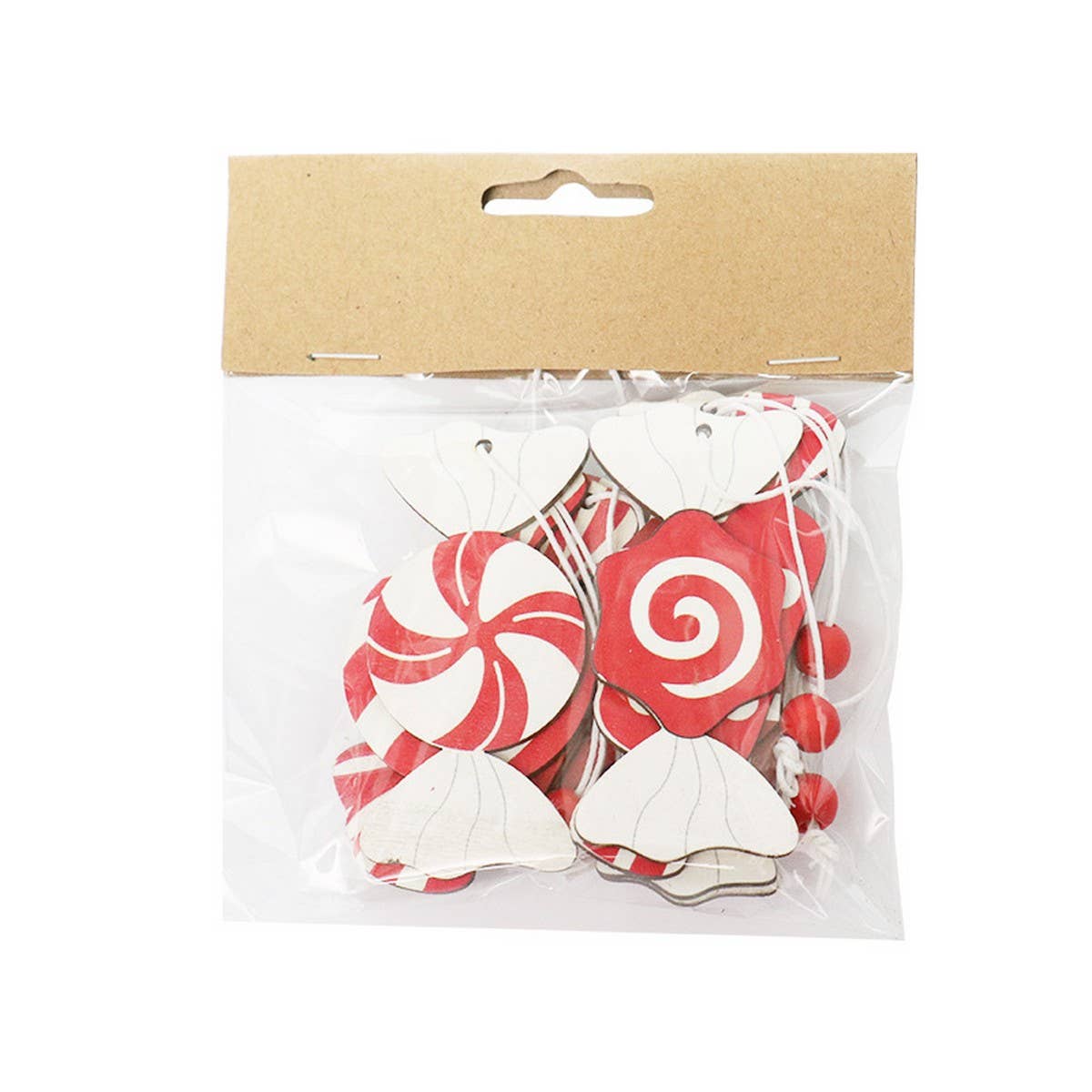 PAINTED CANDY TRAIN WOOD ORNAMENT FOR XMAS_CWAJE5319