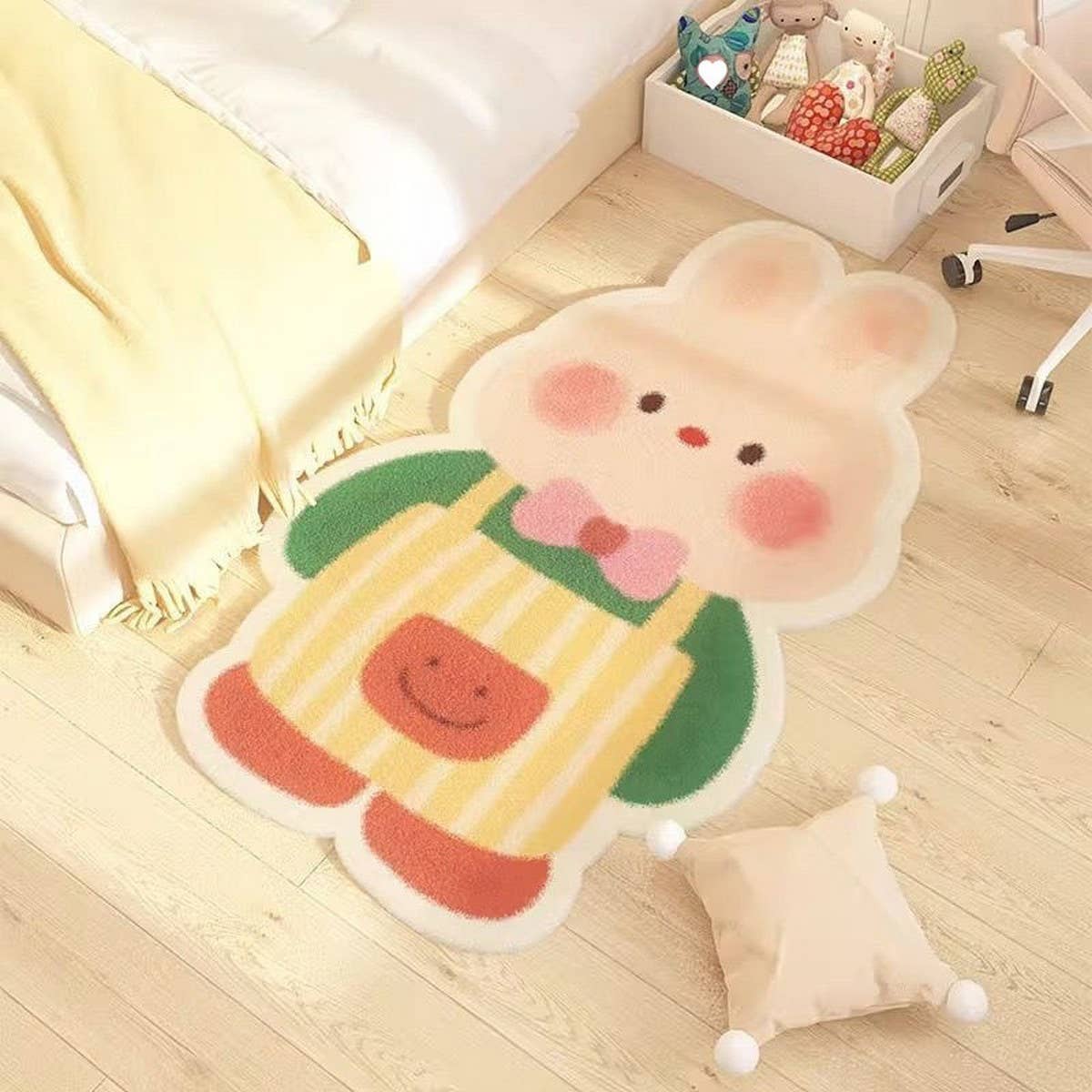 CUTE CARTOON FLEECE RUG FOR BEDROOM LIVING ROOM_CWMM7515