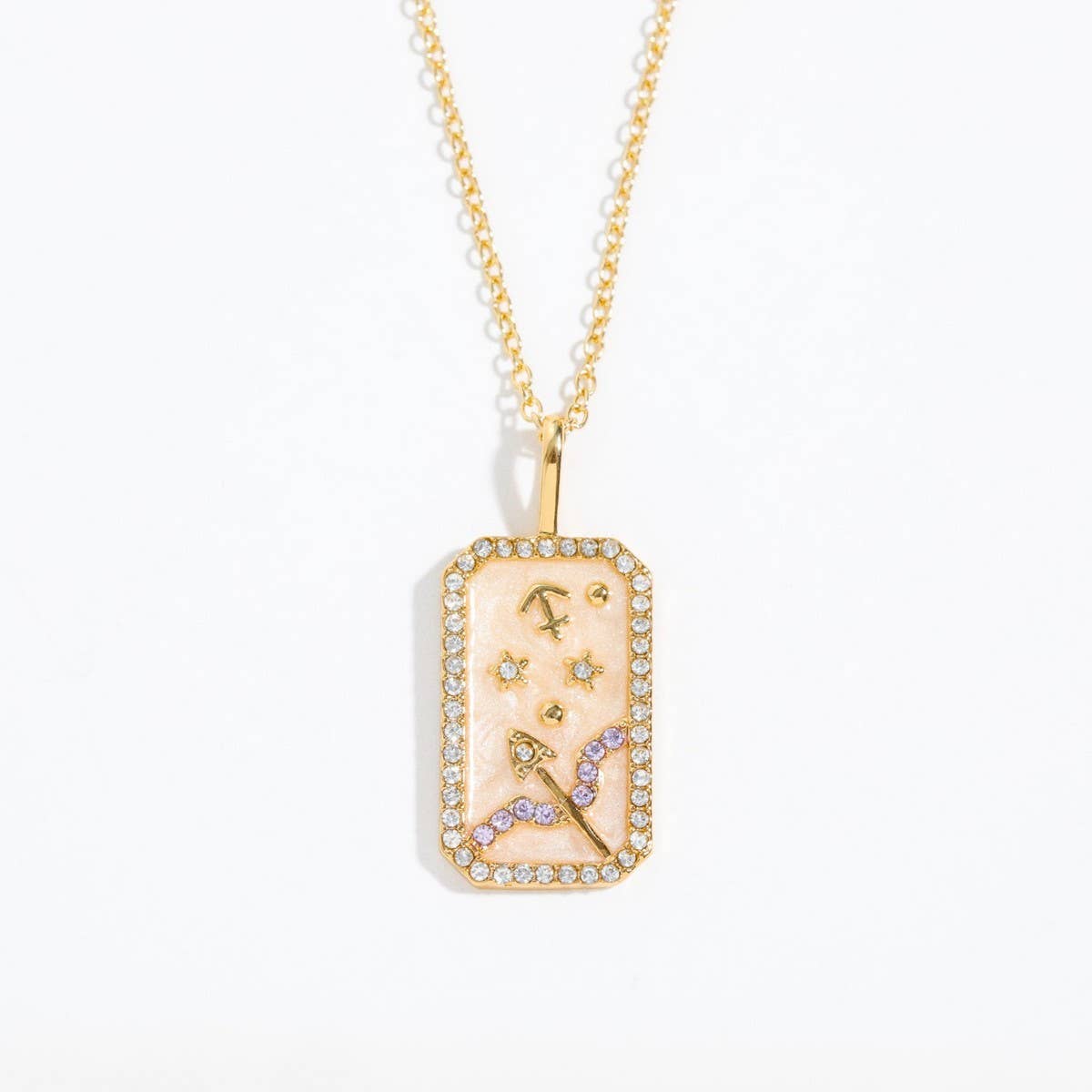 NEW CREATIVE 12 CONSTELLATIONS ZIRCON NECKLACE_CWMM3747