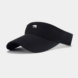 SUMMER BEAR EMBROIDERED BREATHABLE VISOR CAP_CWAH3308