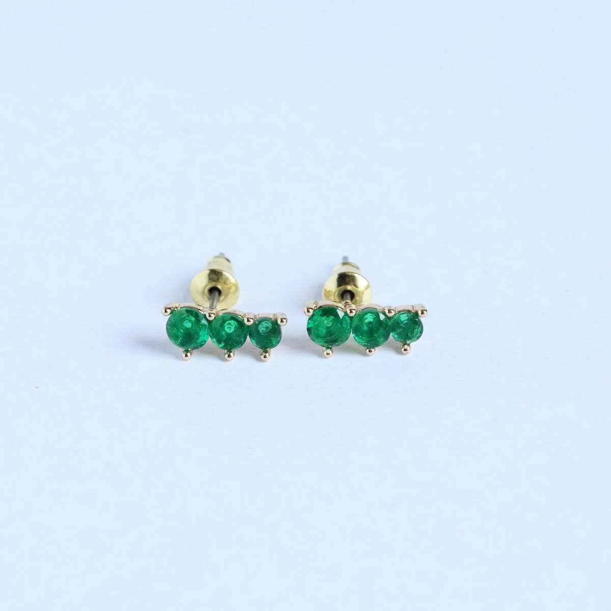 DECEMBER BIRTHSTONE STUD EARRINGS VINTAGE GIFT_CWAJE5111