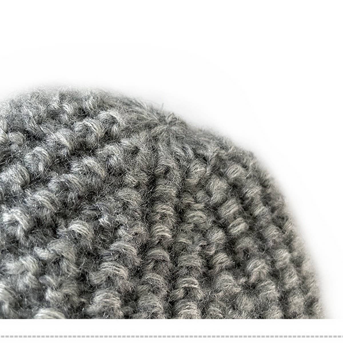 2 6 YEARS OLD PLUSH BRIM BUCKET HAT KNITTED HAT_CWAH2044