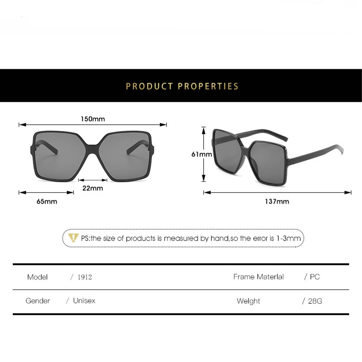 HIGH FASHION OVERSIZED SQUARE SUNGLASSES_CWASG0246