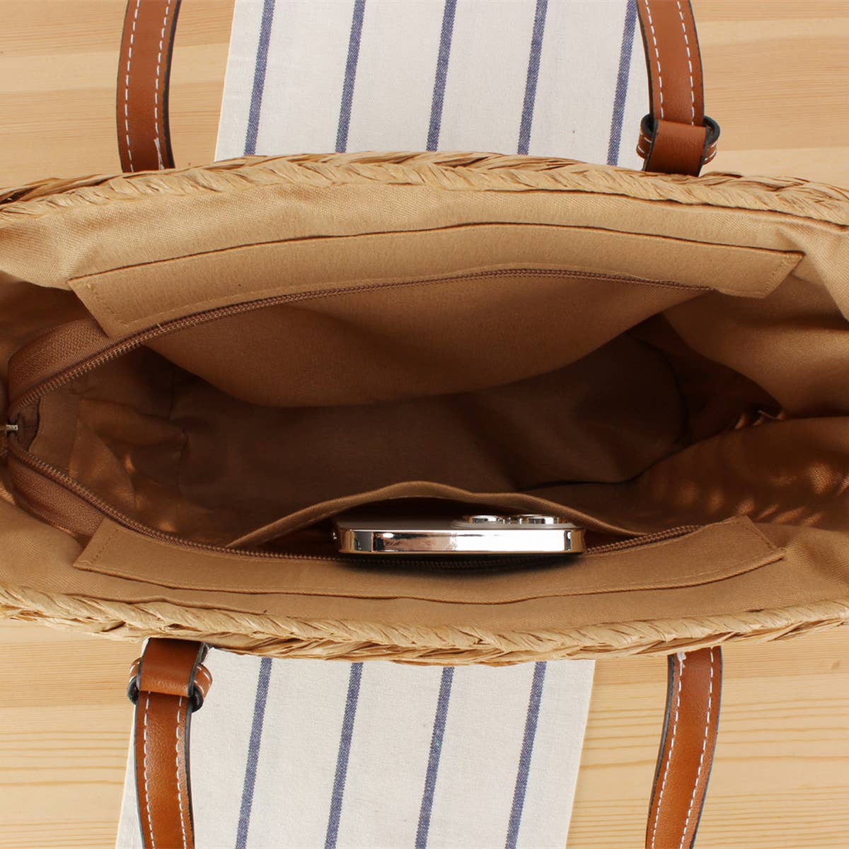 CASUAL HOLIDAY HOLLOW LARGE CAPACITY WOVEN BAG_CWAB2023