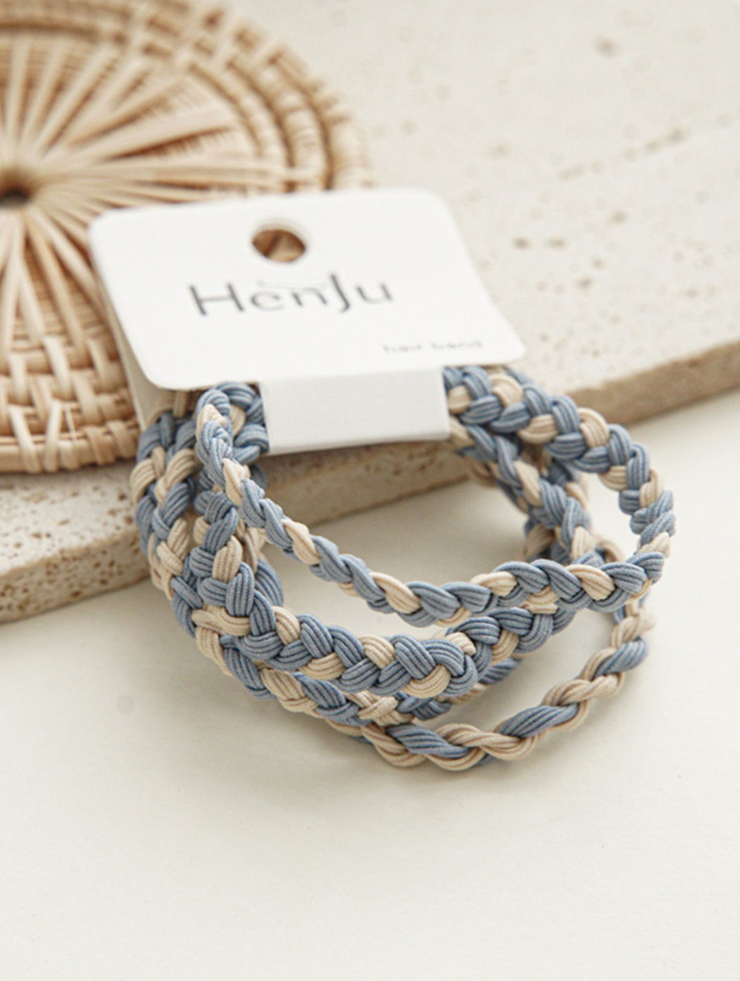 Three-piece new candy-colored braided hair tie_CWAHA0339