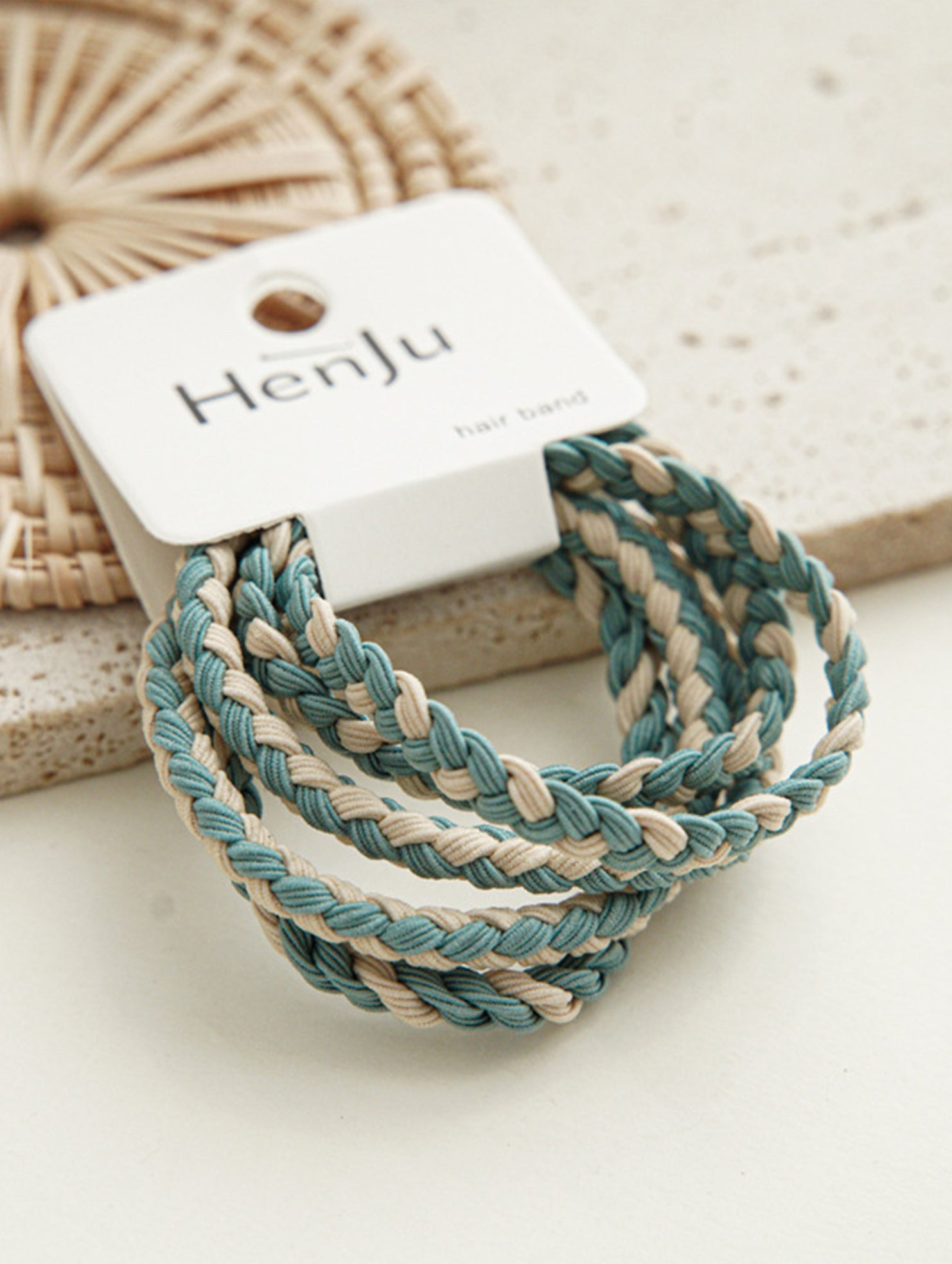 Three-piece new candy-colored braided hair tie_CWAHA0339