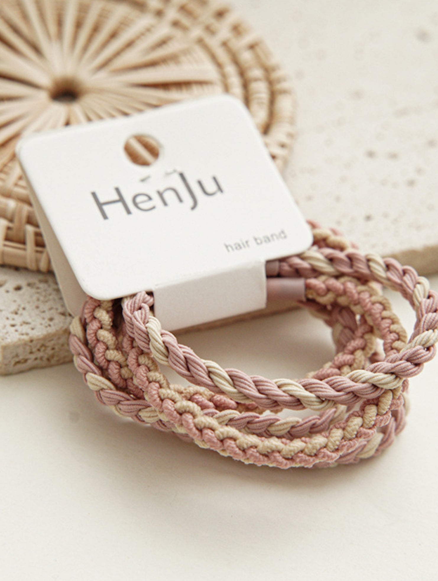 Three-piece new candy-colored braided hair tie_CWAHA0339