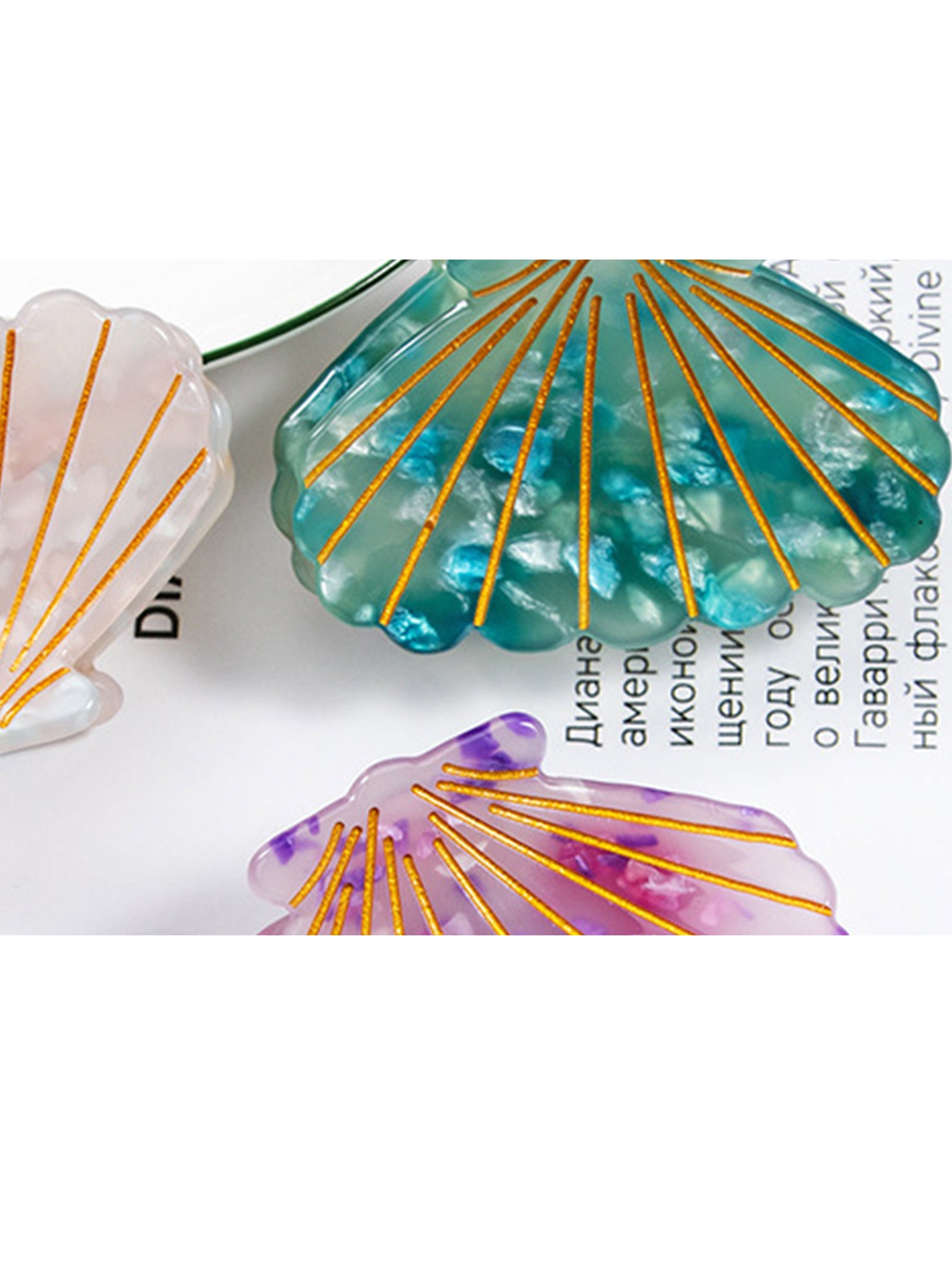 Grace Jewelry 5cm Small Seashell Hair Clip_CWAHA0653