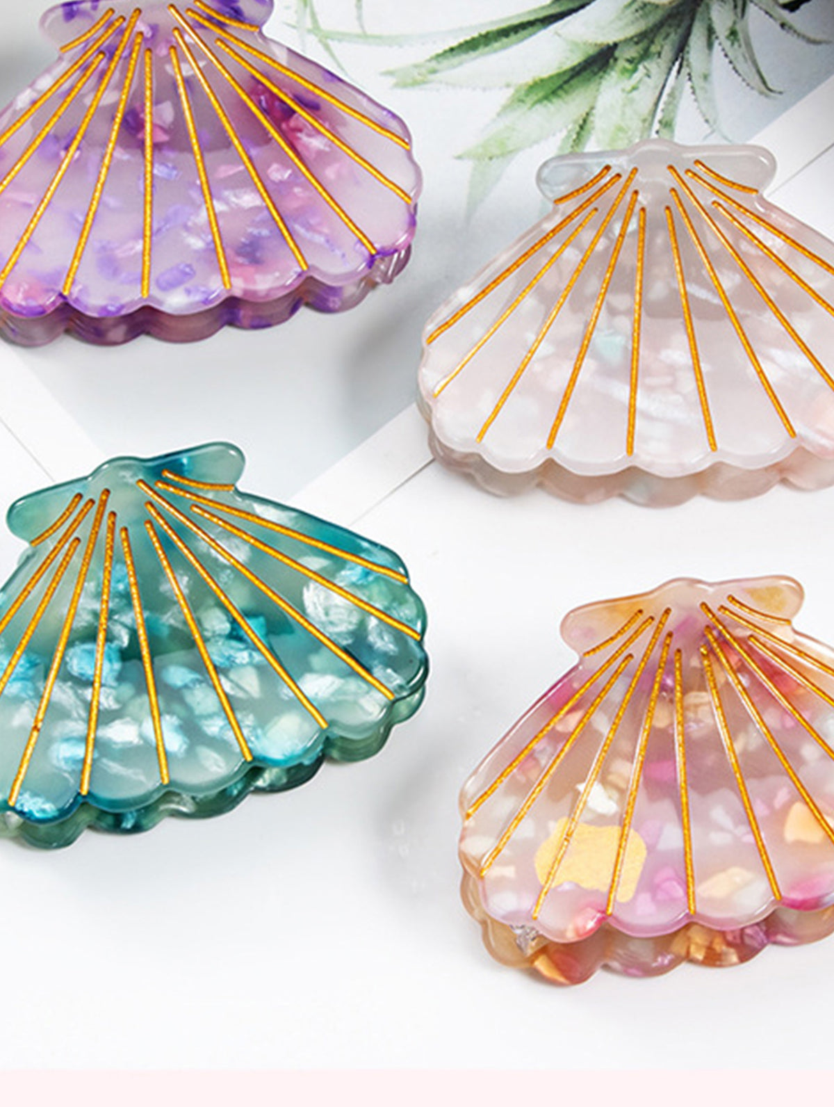 Grace Jewelry 5cm Small Seashell Hair Clip_CWAHA0653