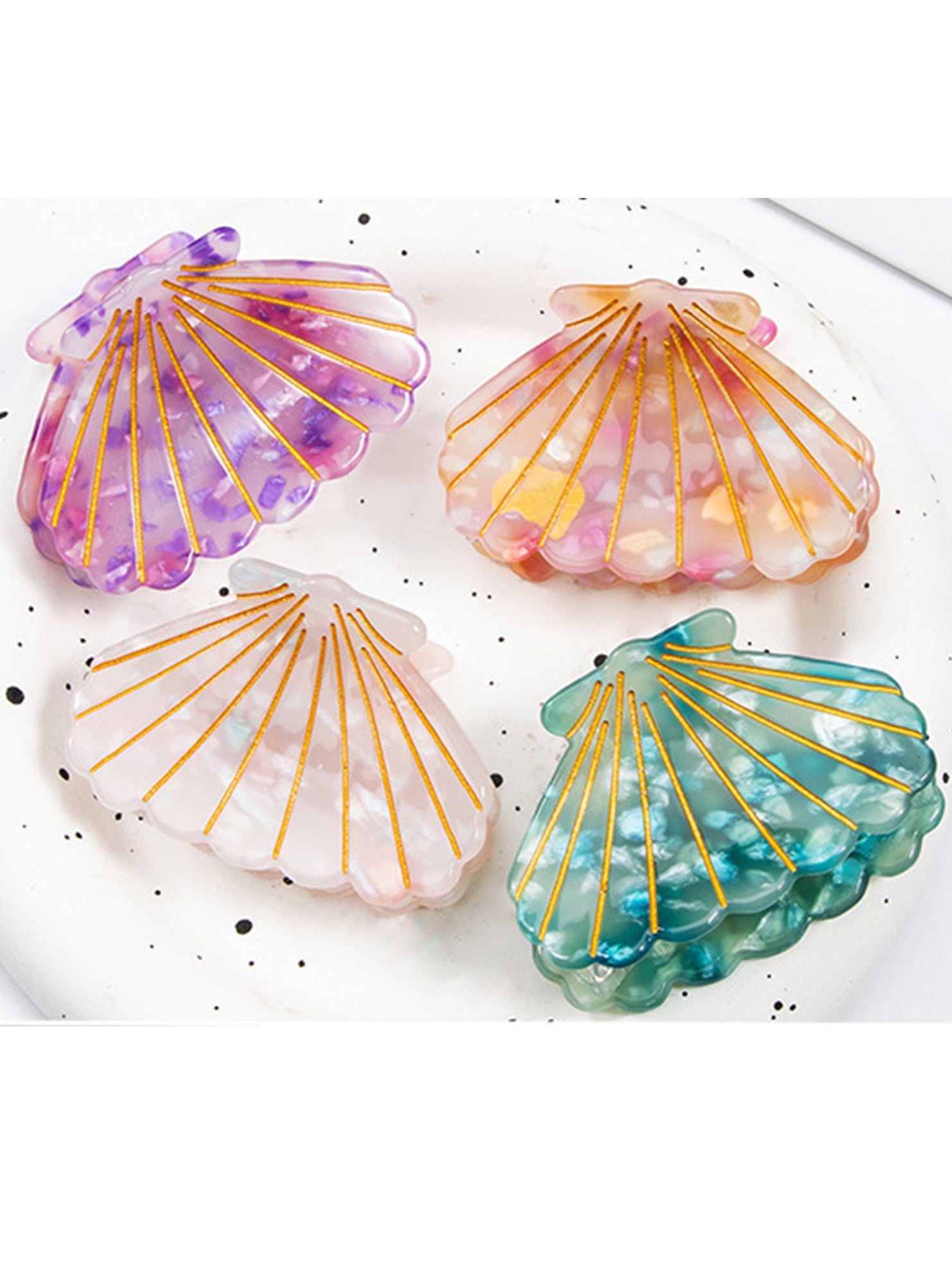Grace Jewelry 5cm Small Seashell Hair Clip_CWAHA0653