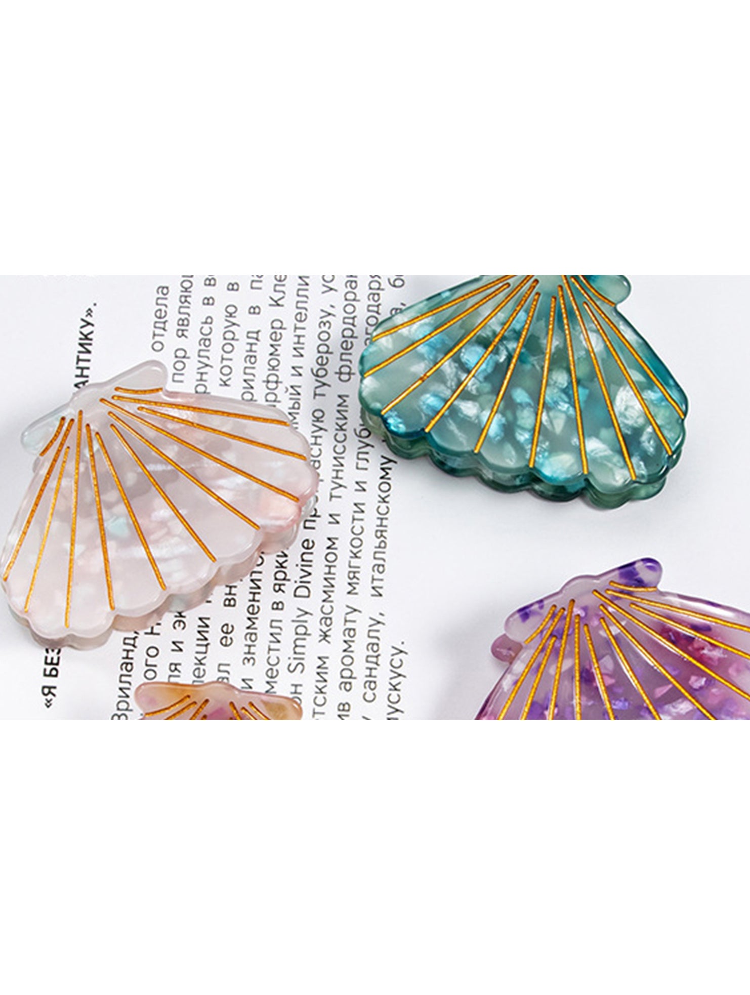 Grace Jewelry 5cm Small Seashell Hair Clip_CWAHA0653