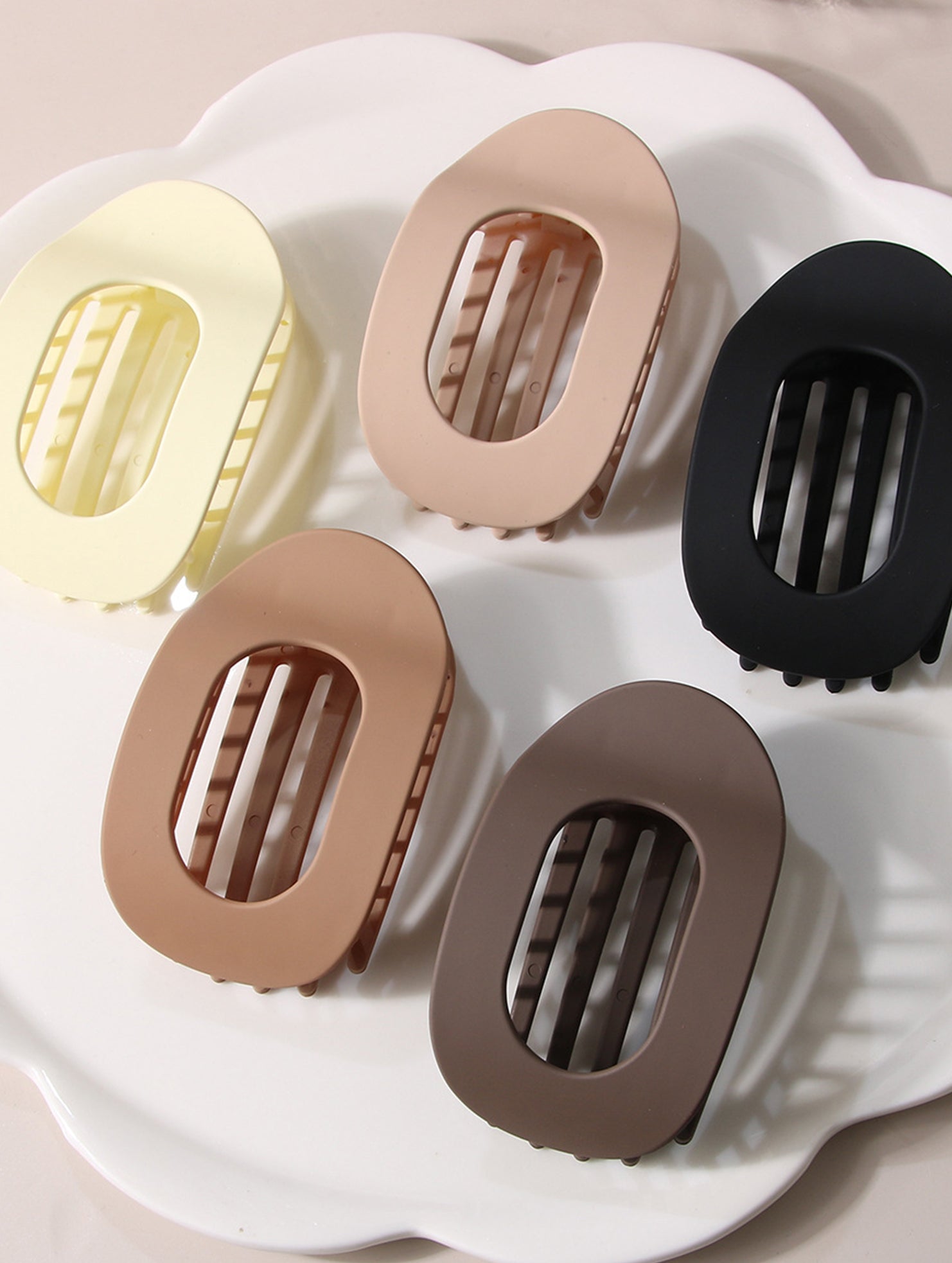 hot-selling flat oval hair clip_CWAHA07281