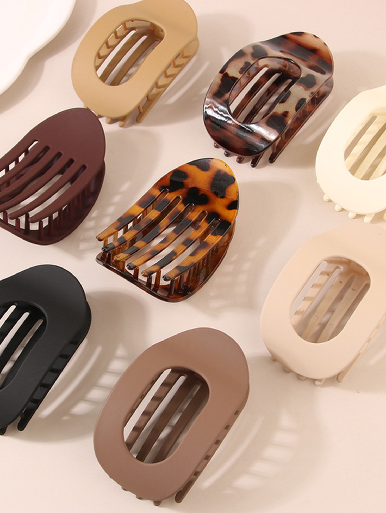 hot-selling flat oval hair clip_CWAHA07281