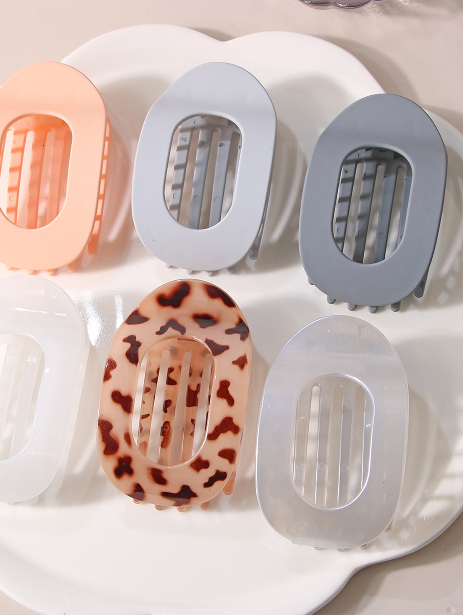 hot-selling flat oval hair clip_CWAHA07281