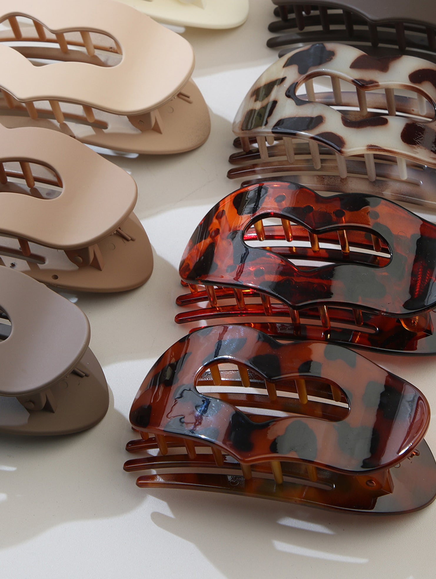 hot-selling flat oval hair clip_CWAHA07281