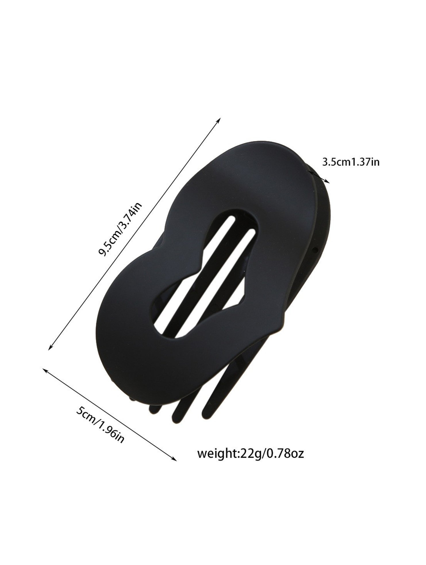 hot-selling flat oval hair clip_CWAHA07281