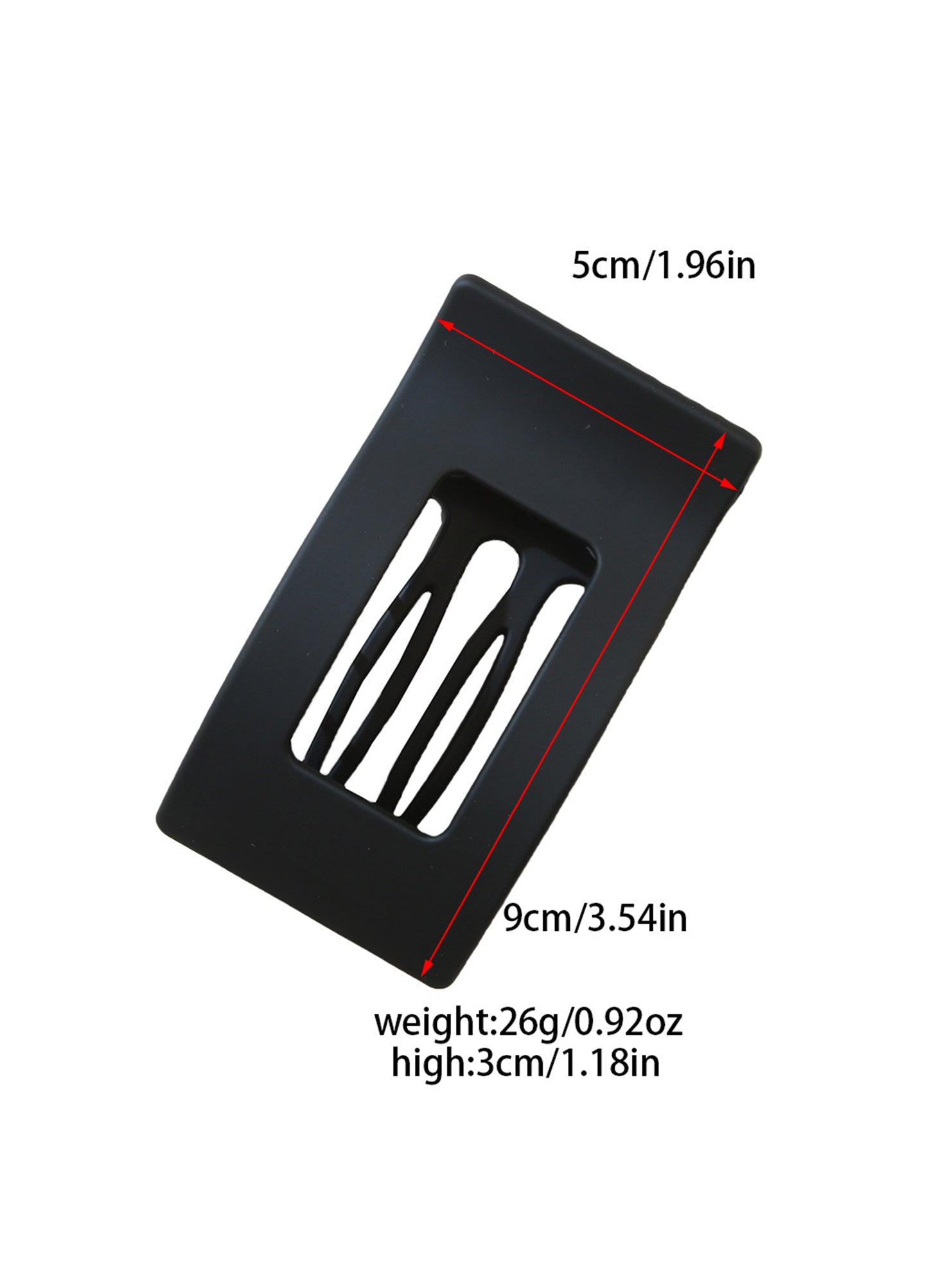 hot-selling flat oval hair clip_CWAHA07281