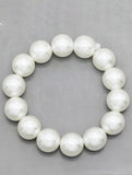 Beaded Faux Pearl Hair Tie Bracelet for Women_CWAHA07389