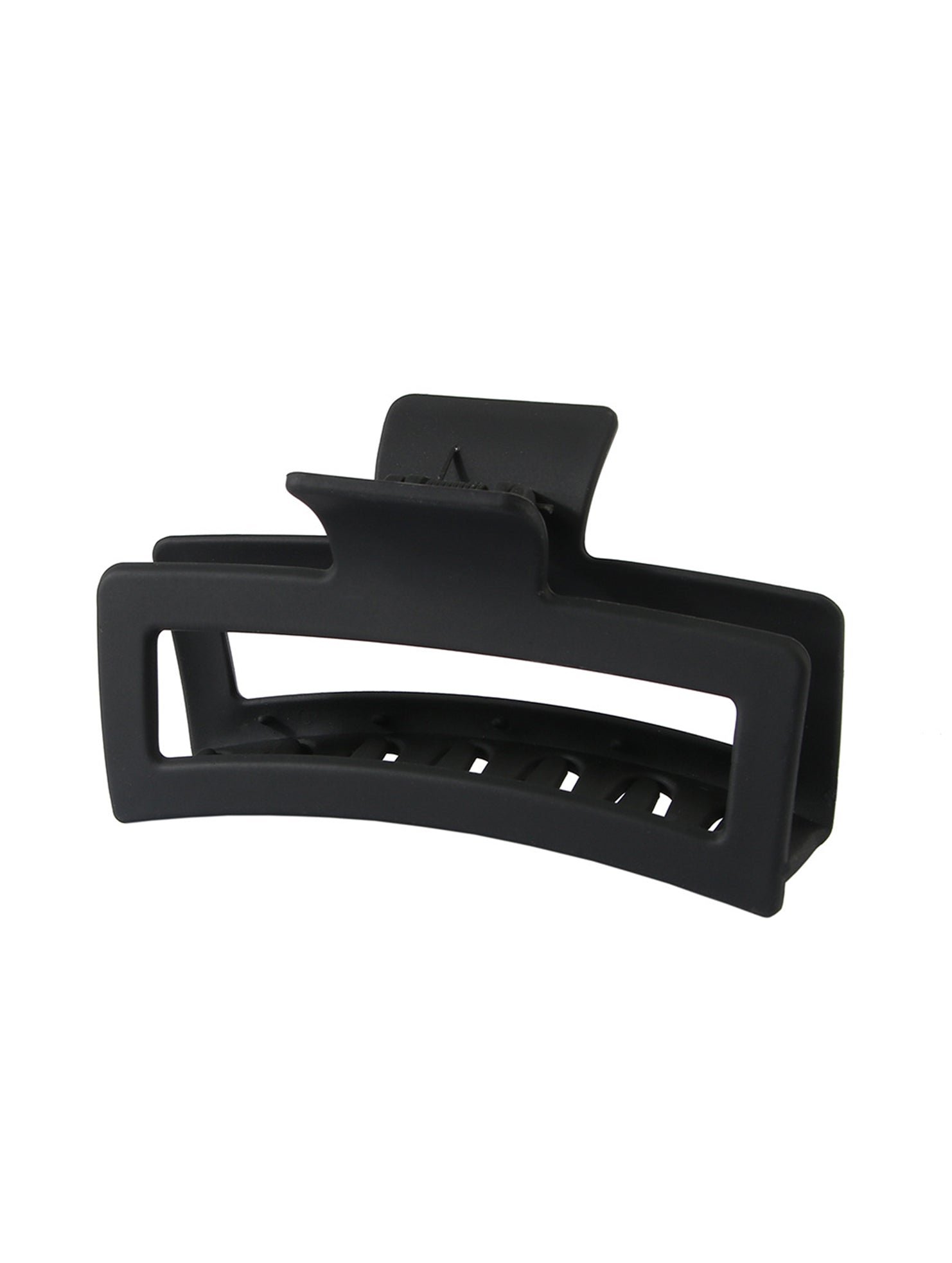 Rectangular Frosted Large Claw Shark Clip_CWAHA1091