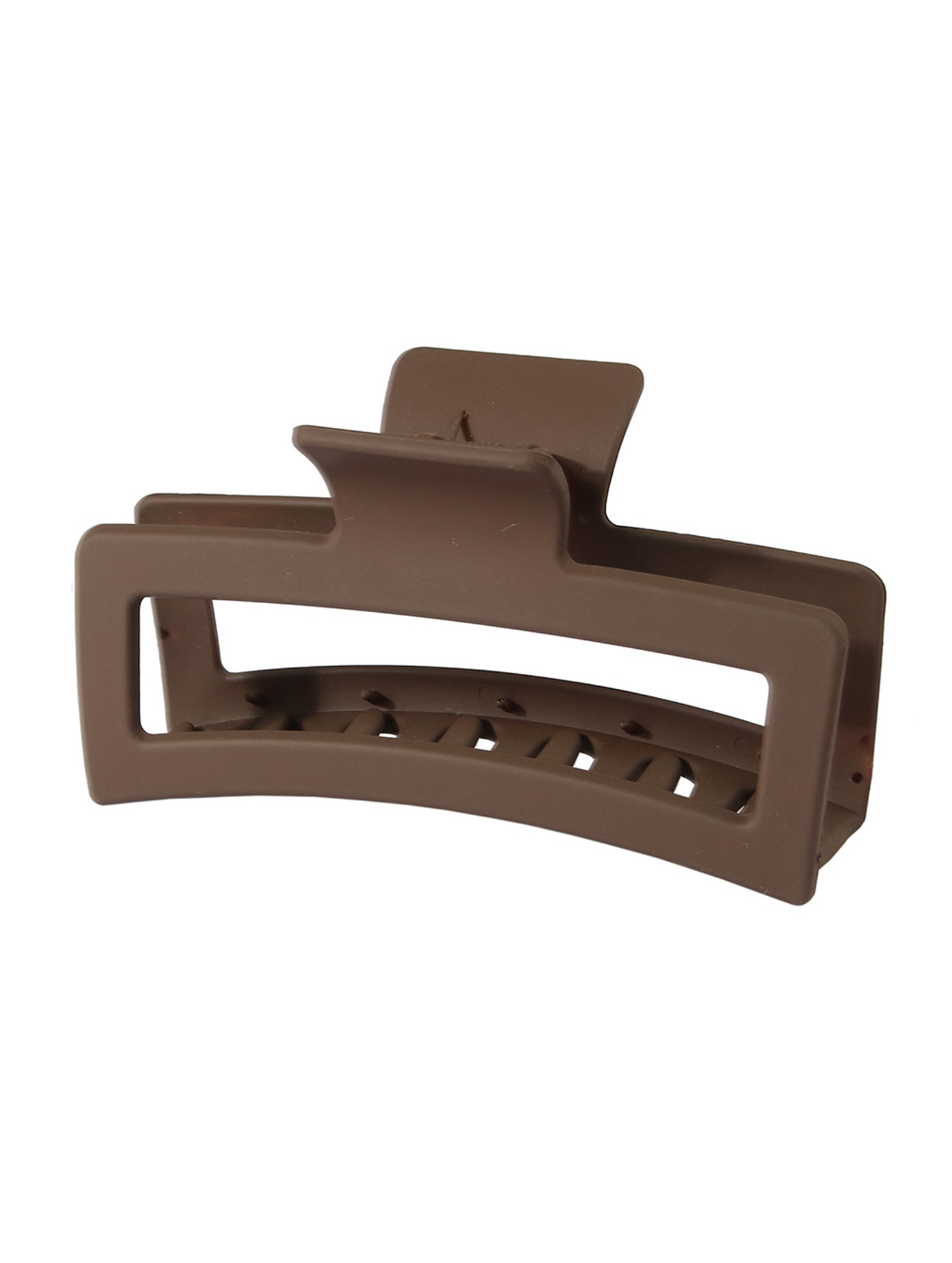 Rectangular Frosted Large Claw Shark Clip_CWAHA1091