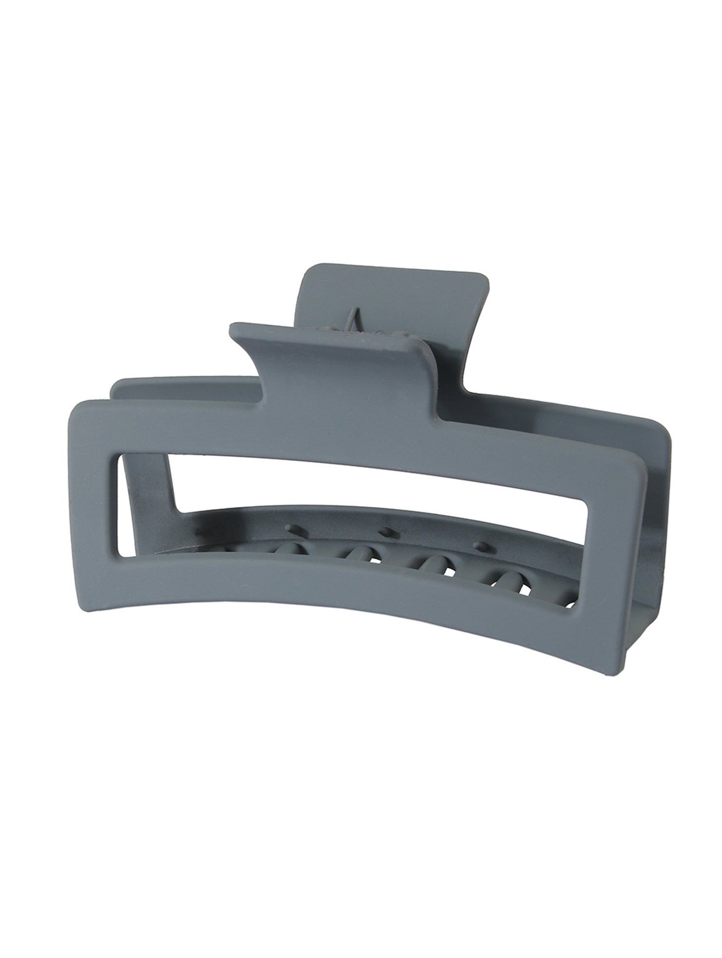 Rectangular Frosted Large Claw Shark Clip_CWAHA1091