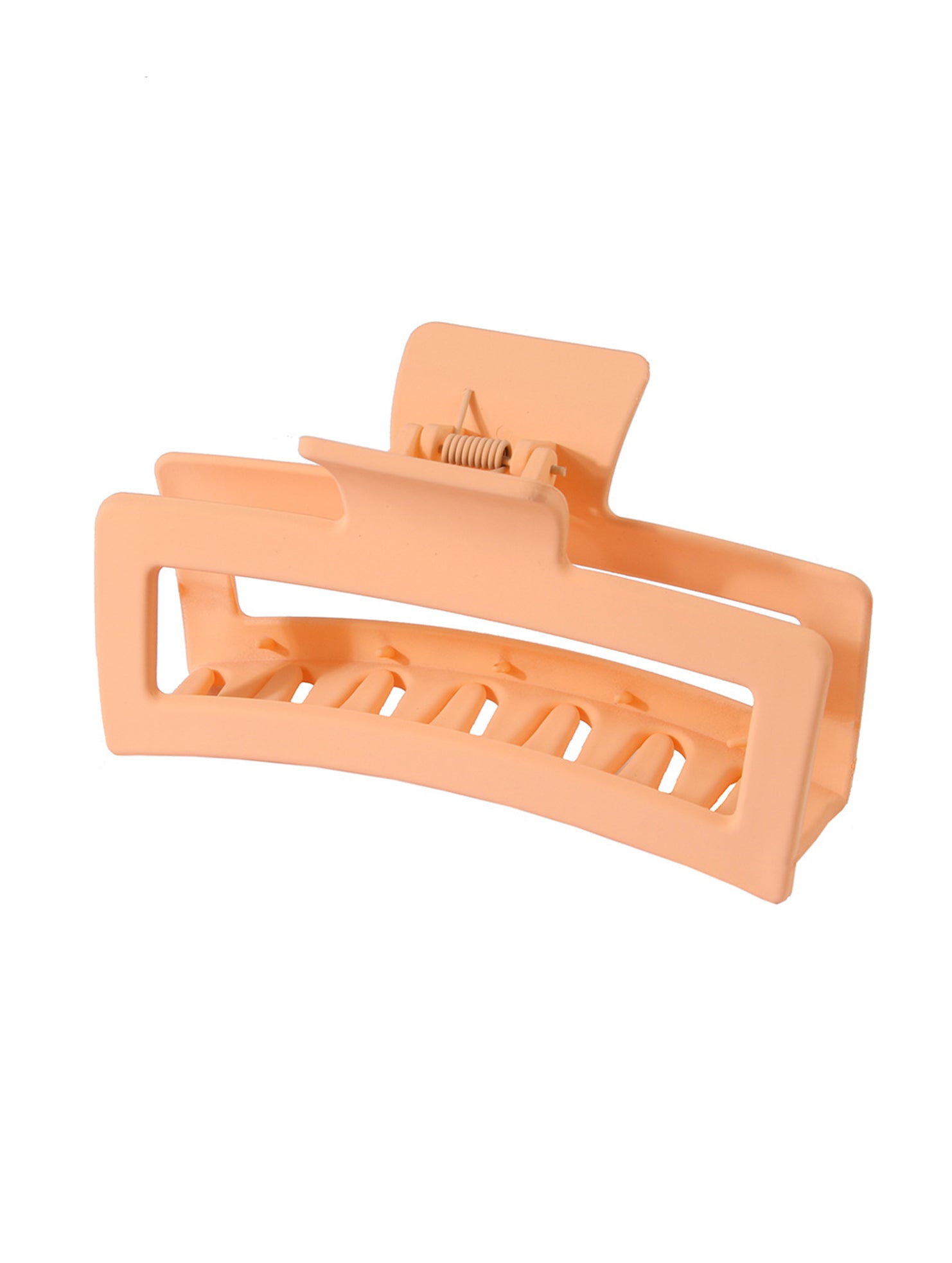 Rectangular Frosted Large Claw Shark Clip_CWAHA1091