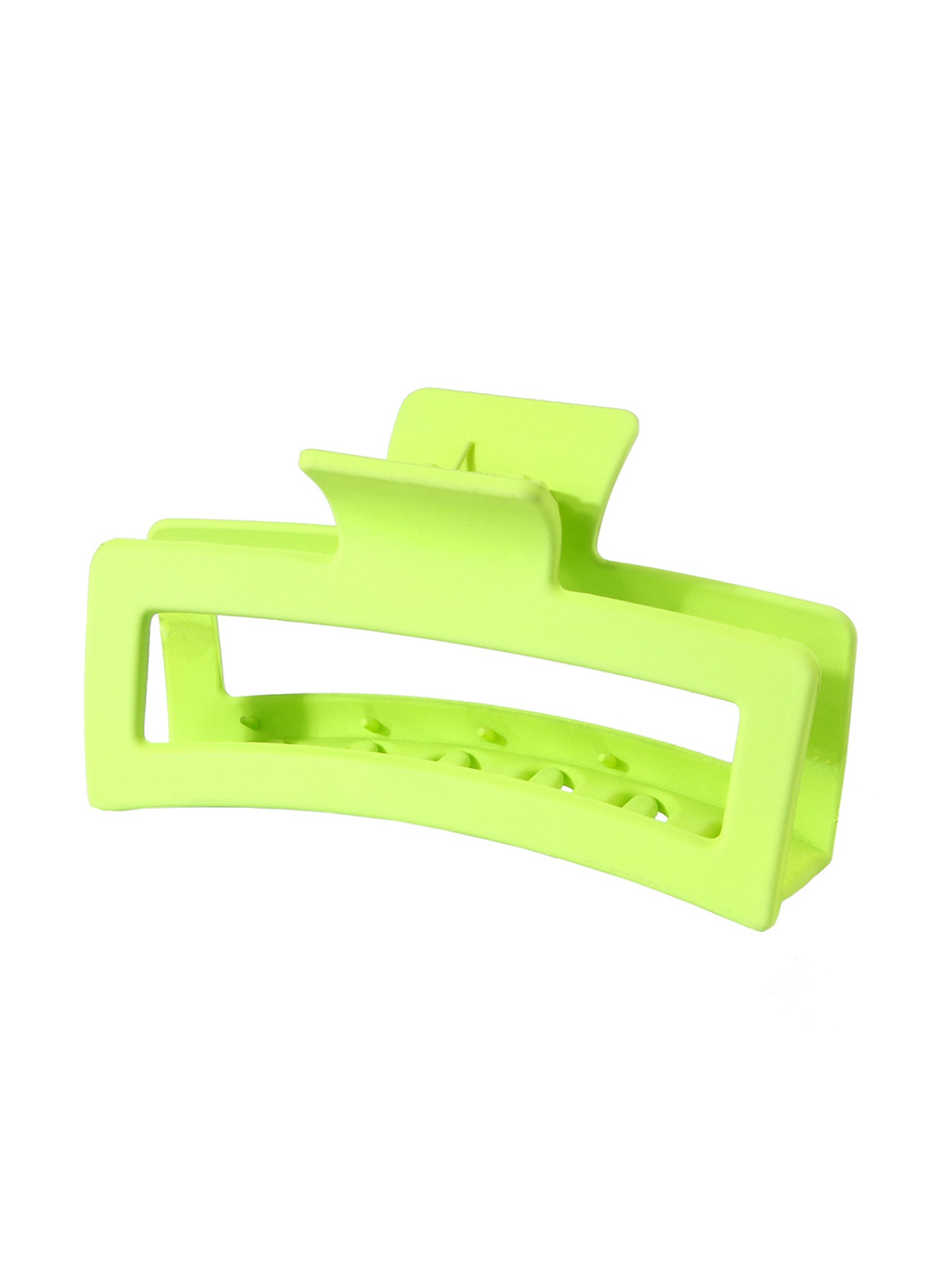 Rectangular Frosted Large Claw Shark Clip_CWAHA1091