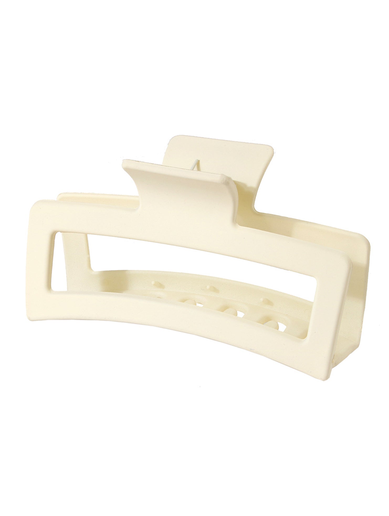 Rectangular Frosted Large Claw Shark Clip_CWAHA1091