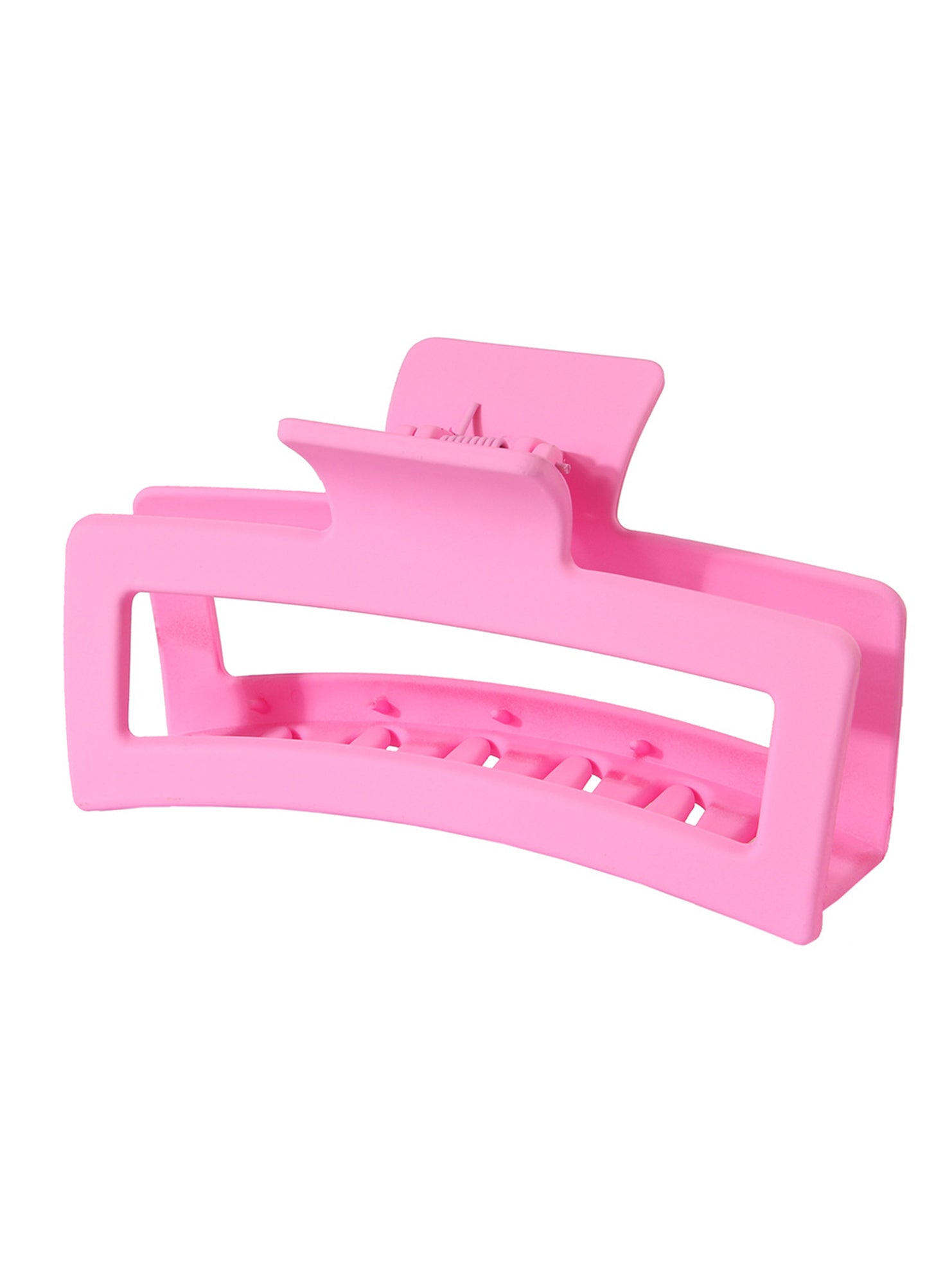 Rectangular Frosted Large Claw Shark Clip_CWAHA1091