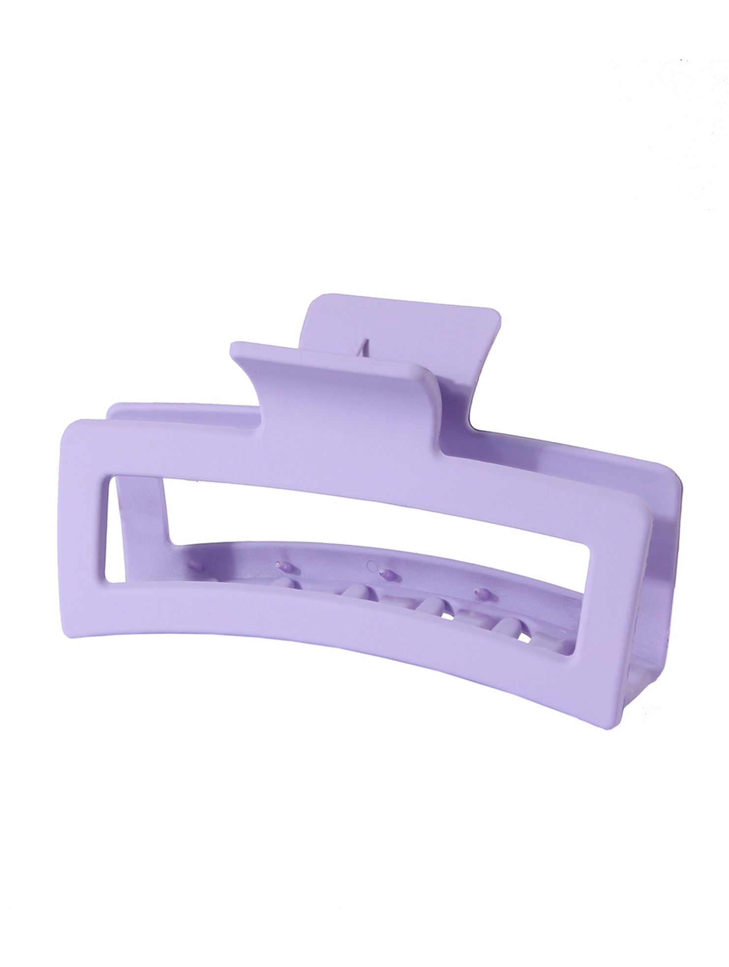 Rectangular Frosted Large Claw Shark Clip_CWAHA1091