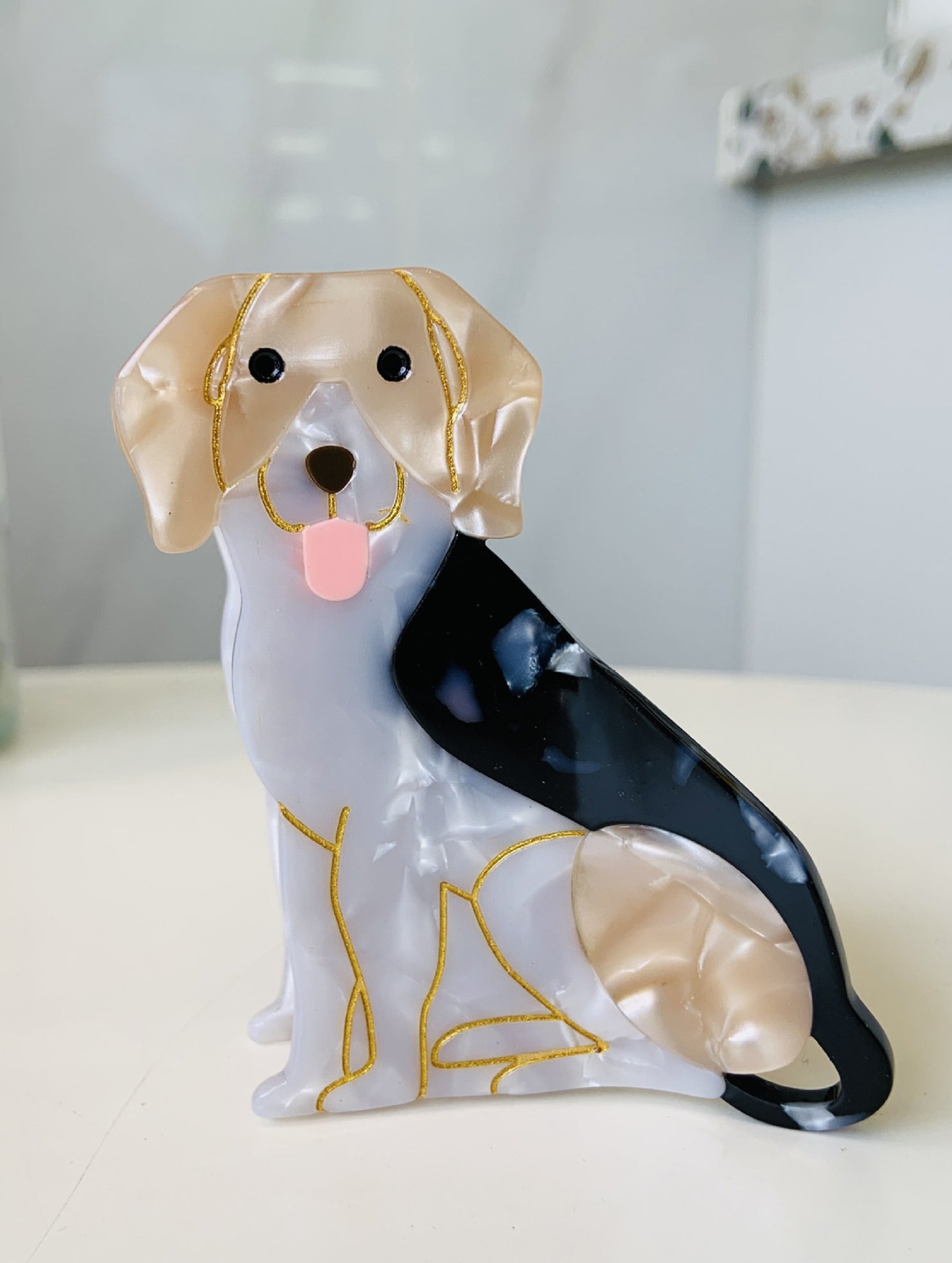 cartoon dog cute animal hair clip_CWAHA6433