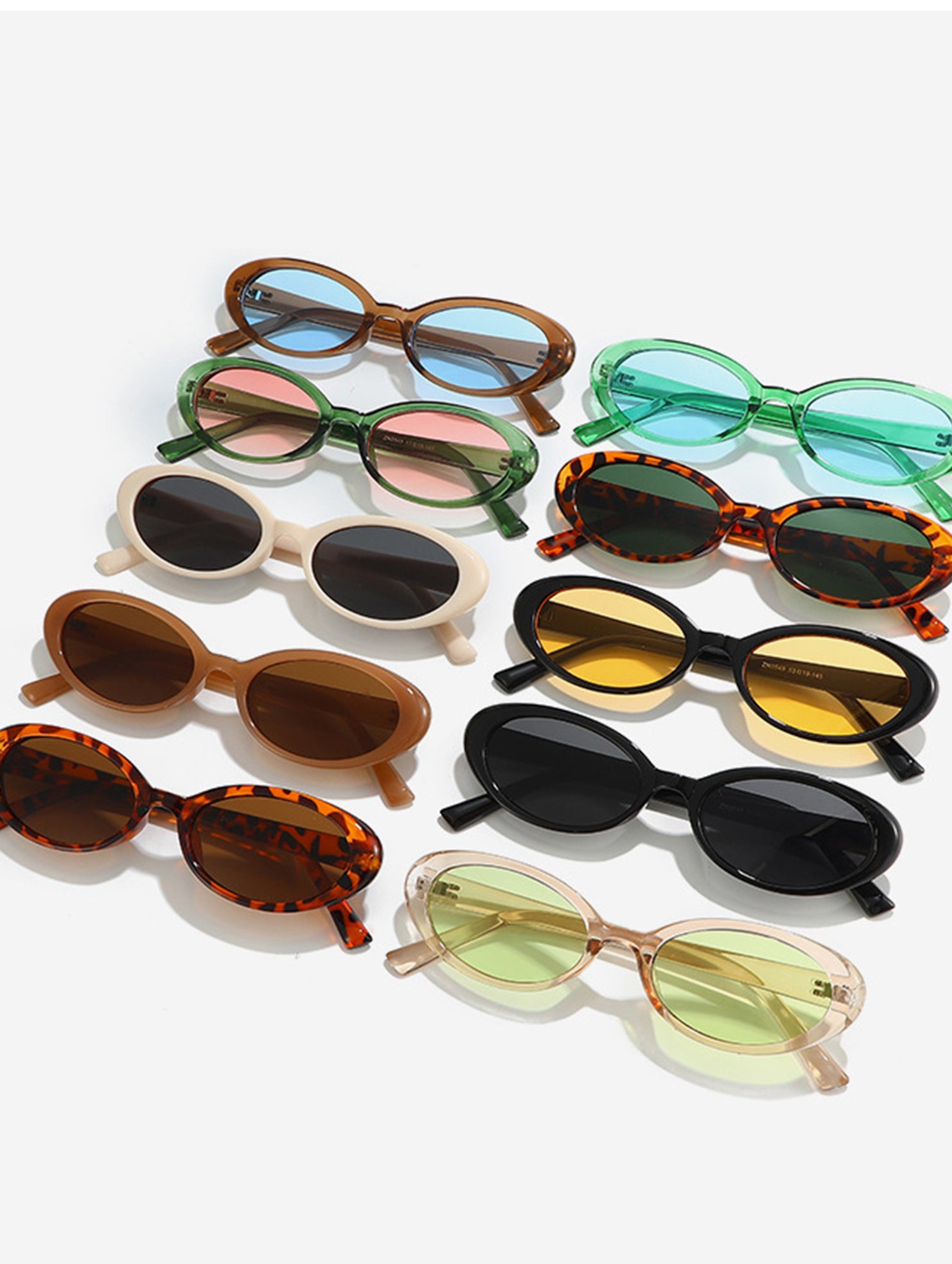 RETRO SMALL OVAL FRAME SUNGLASSES_CWASG0479