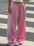 Casual knitted wide-leg pants