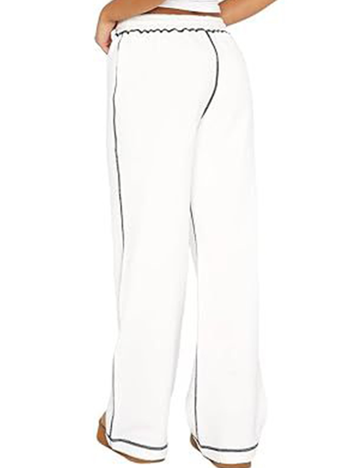 Home casual sports straight wide-leg pants