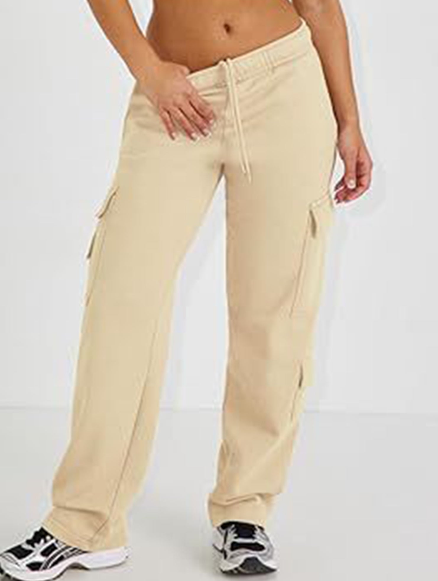 Casual loose-fitting sports fitness wide-leg pants