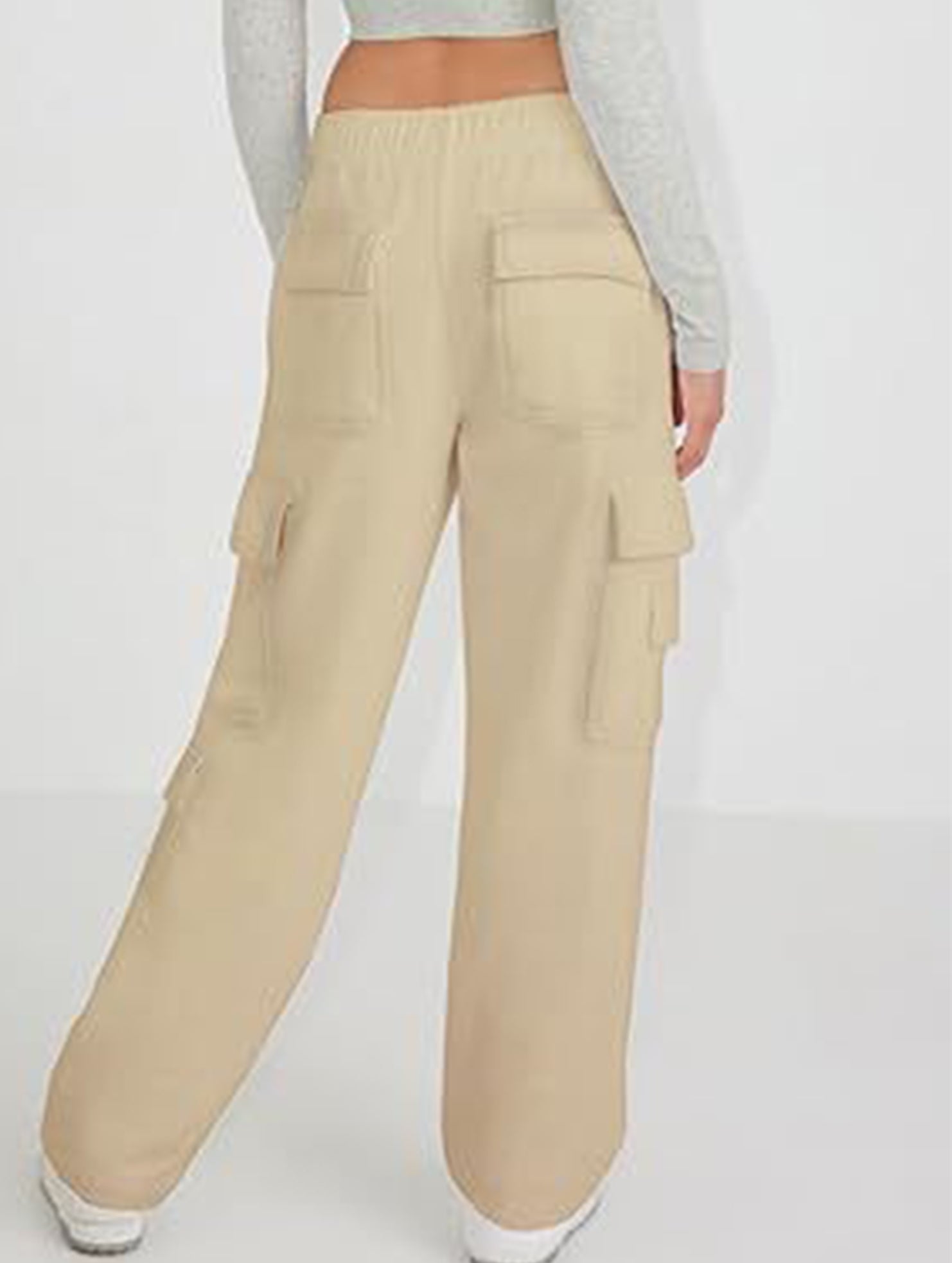 Casual loose-fitting sports fitness wide-leg pants