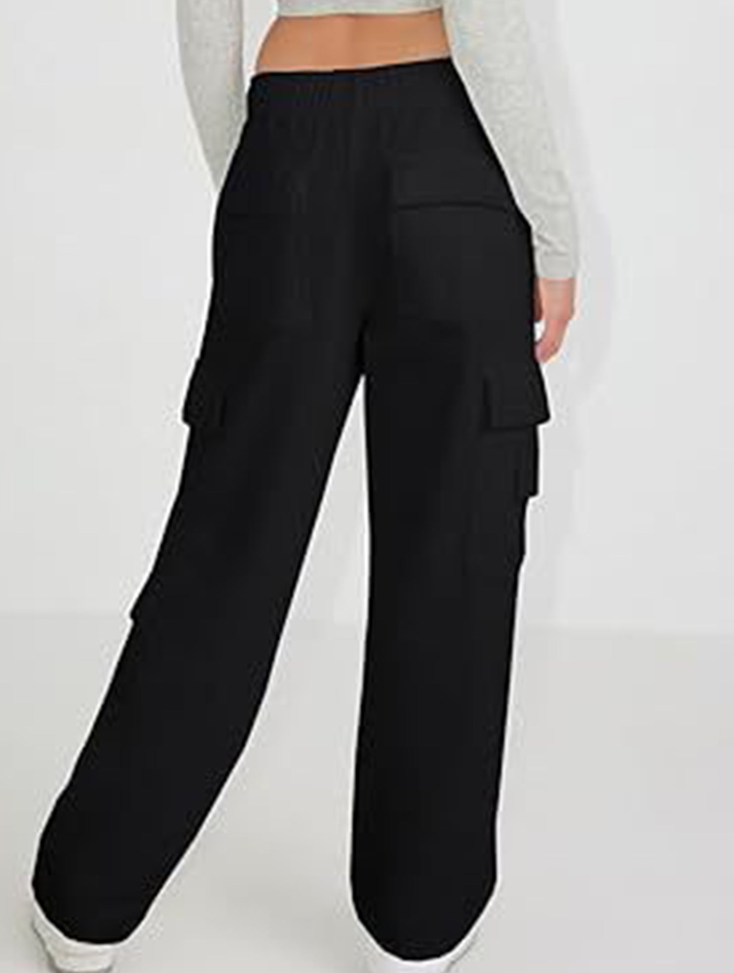 Casual loose-fitting sports fitness wide-leg pants