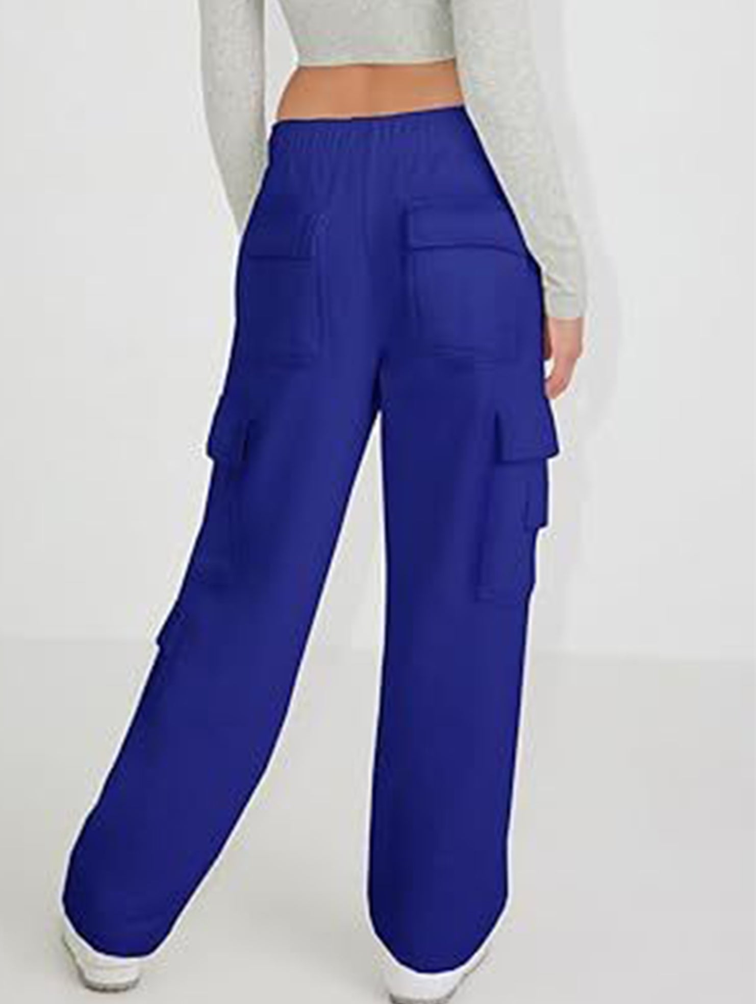 Casual loose-fitting sports fitness wide-leg pants