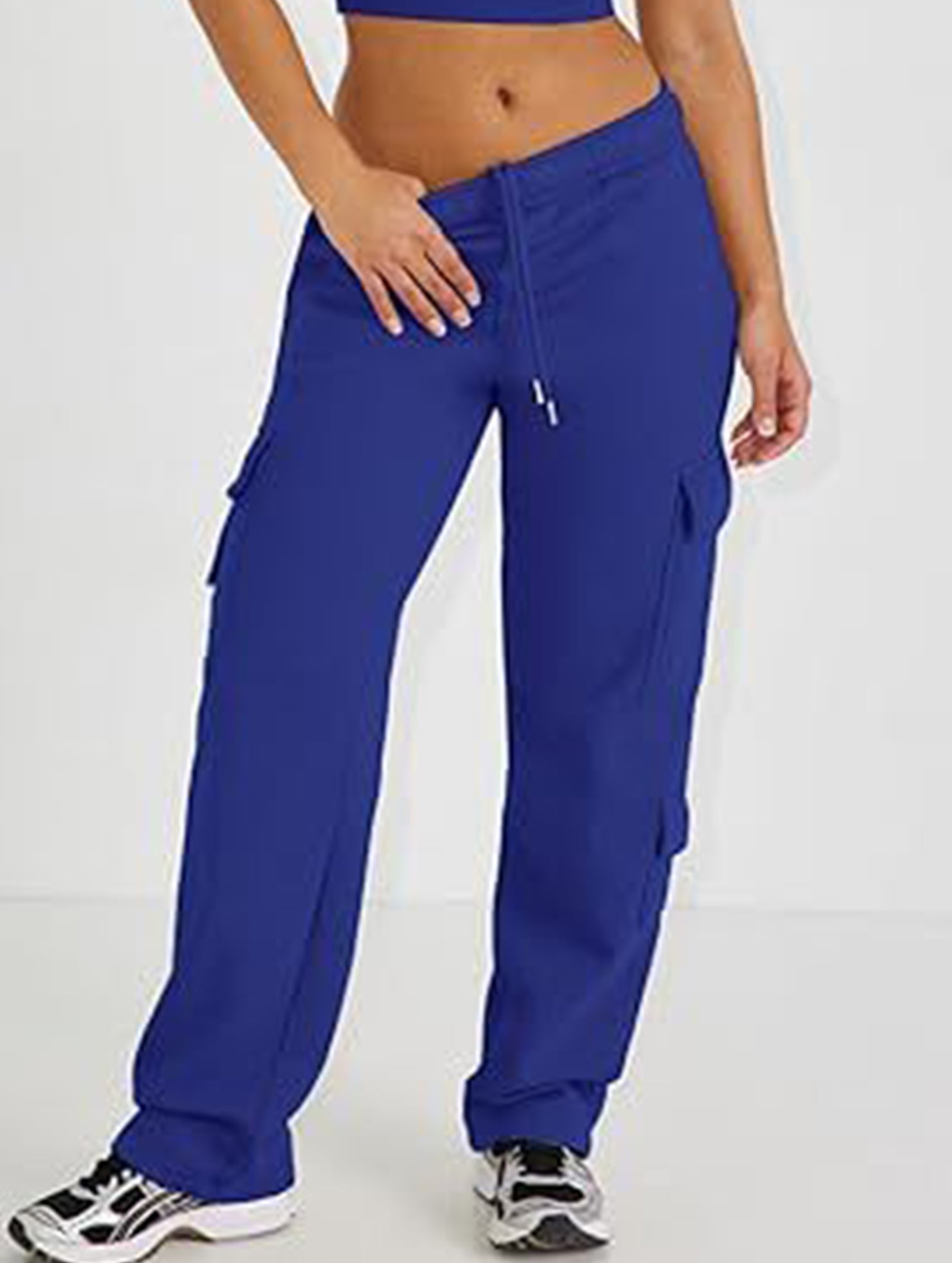 Casual loose-fitting sports fitness wide-leg pants