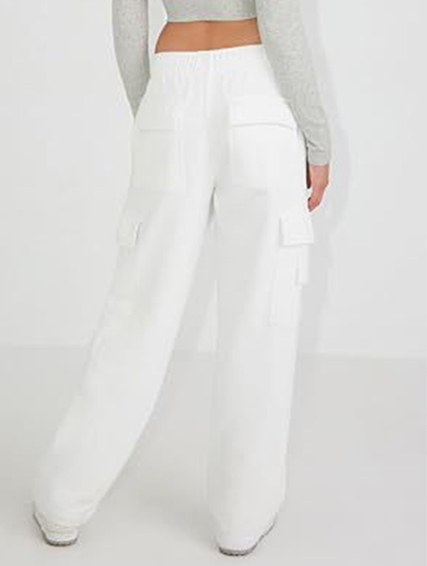 Casual loose-fitting sports fitness wide-leg pants