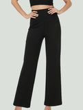 Fitness and workout wide-leg pants
