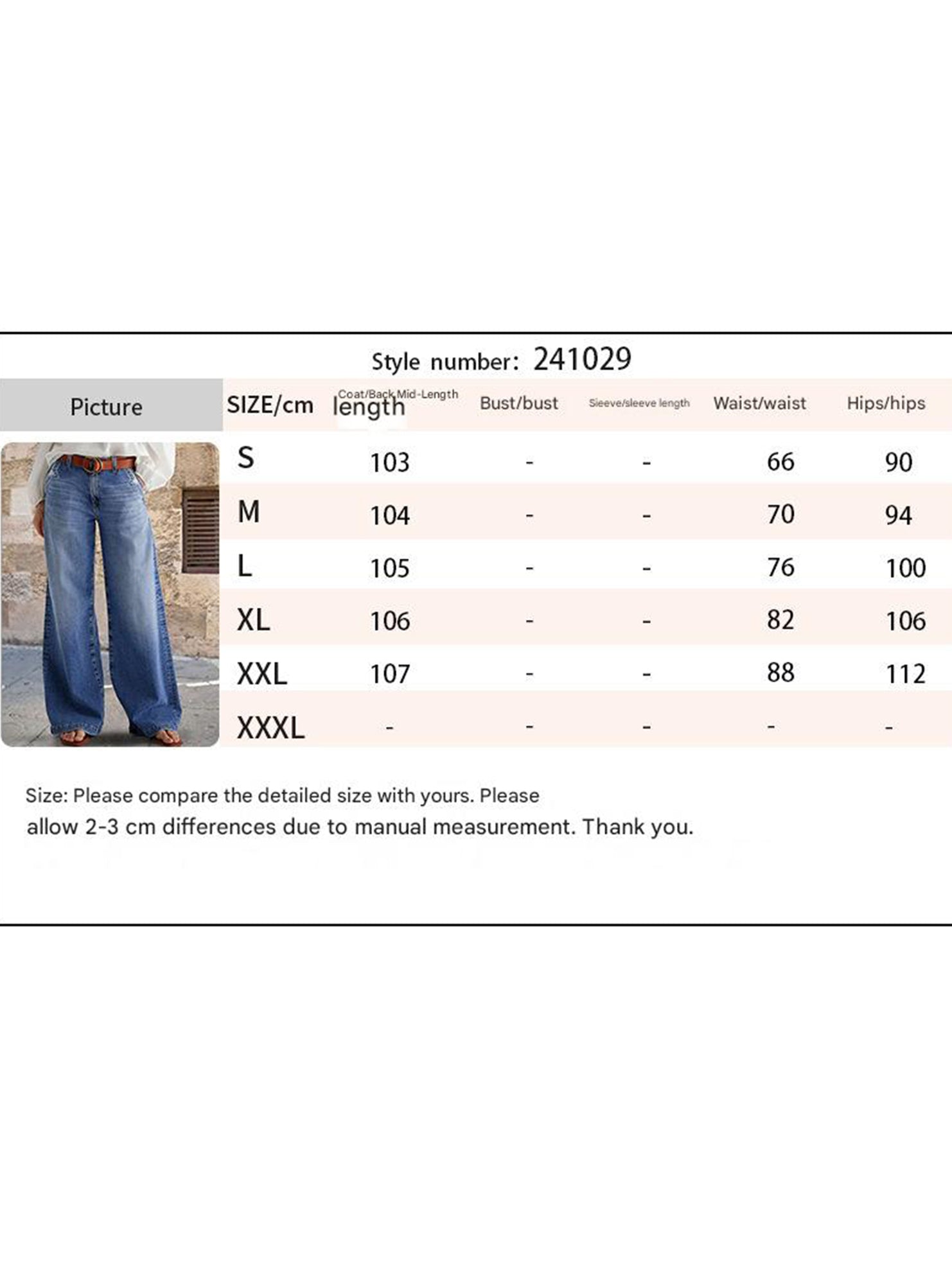 Wide-leg embroidered stretch straight leg casual jeans for women