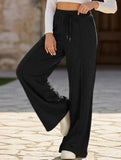 Women's casual elastic waist wide-leg pants_CWBLP01452