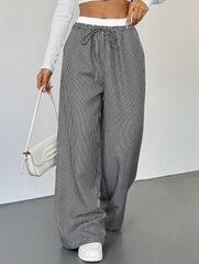 Color Block Striped Straight Leg Pants_CWBLP01484