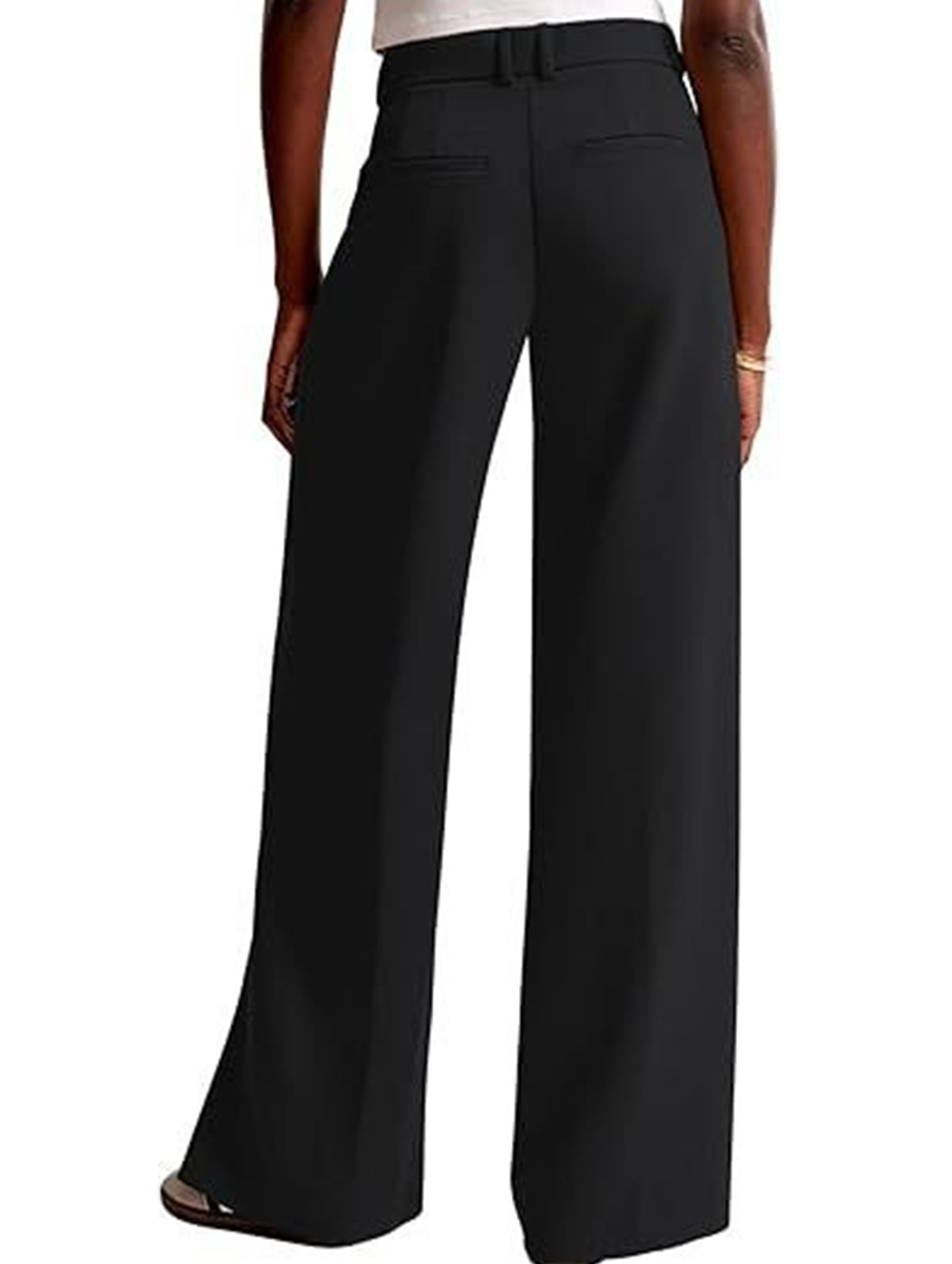 High Waist Straight Leg Wide Pants_CWBLP01495