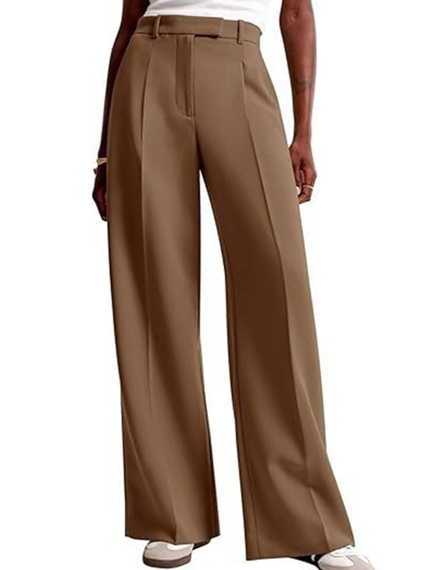 High Waist Straight Leg Wide Pants_CWBLP01495