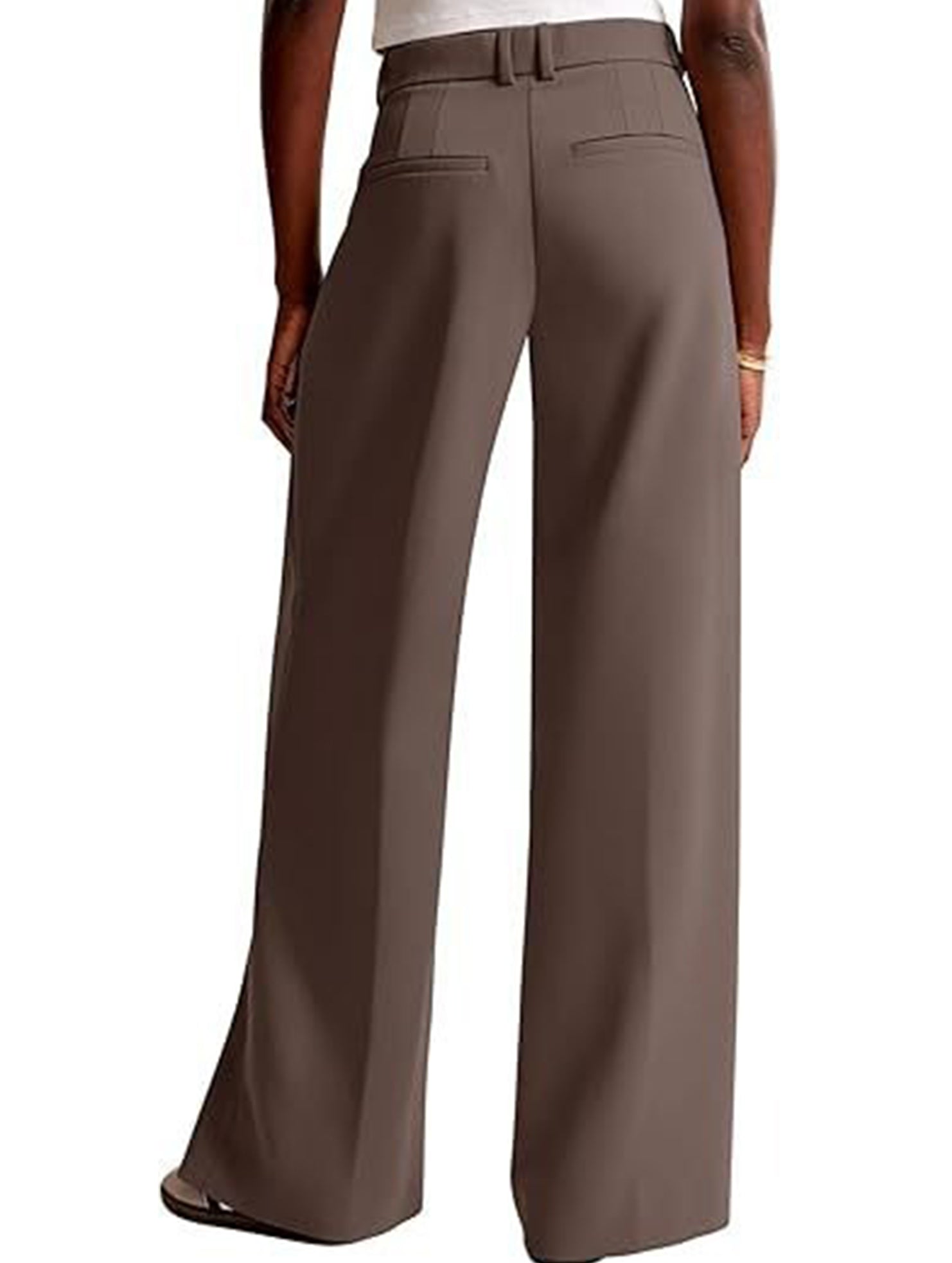 High Waist Straight Leg Wide Pants_CWBLP01495