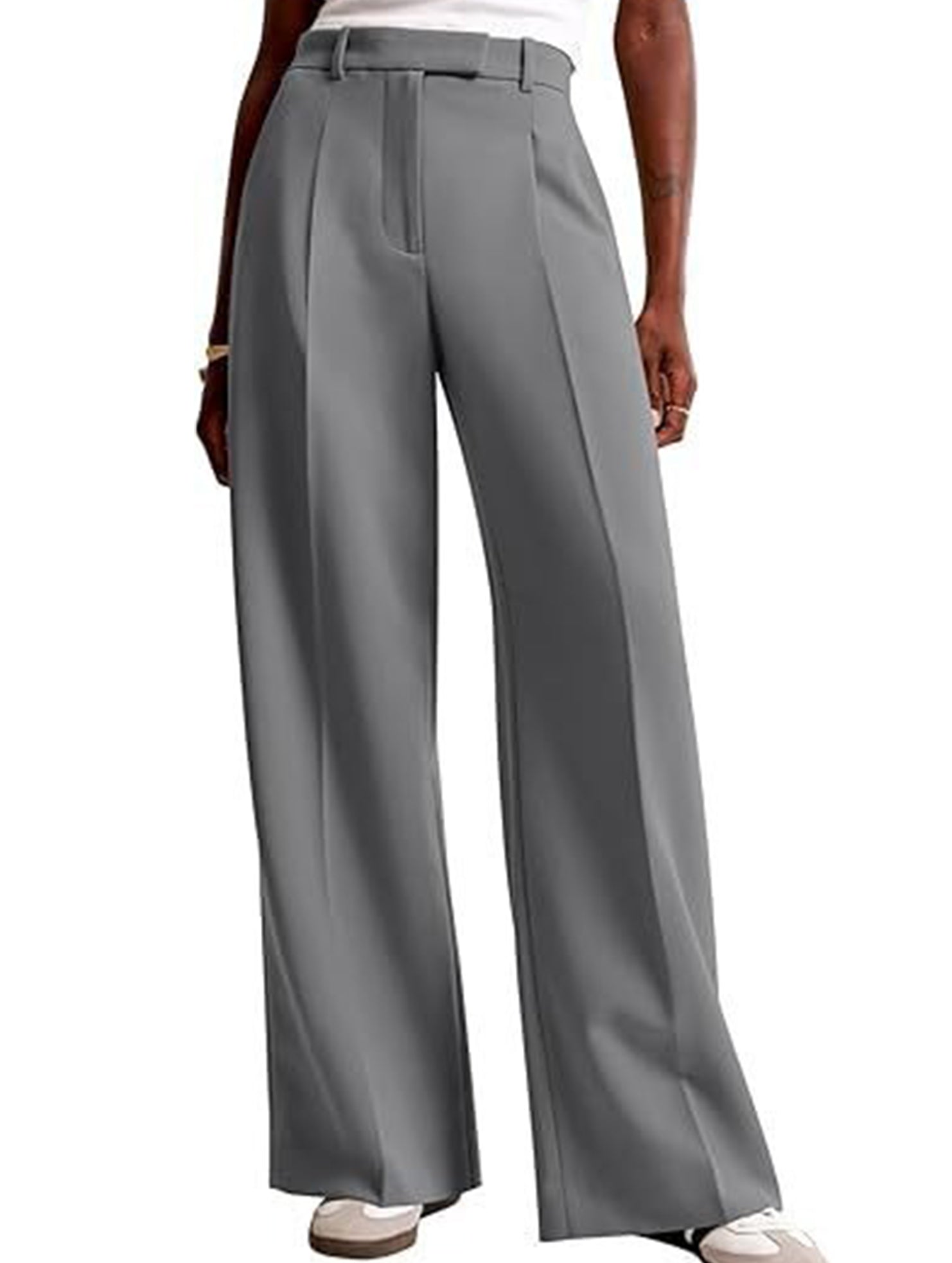 High Waist Straight Leg Wide Pants_CWBLP01495
