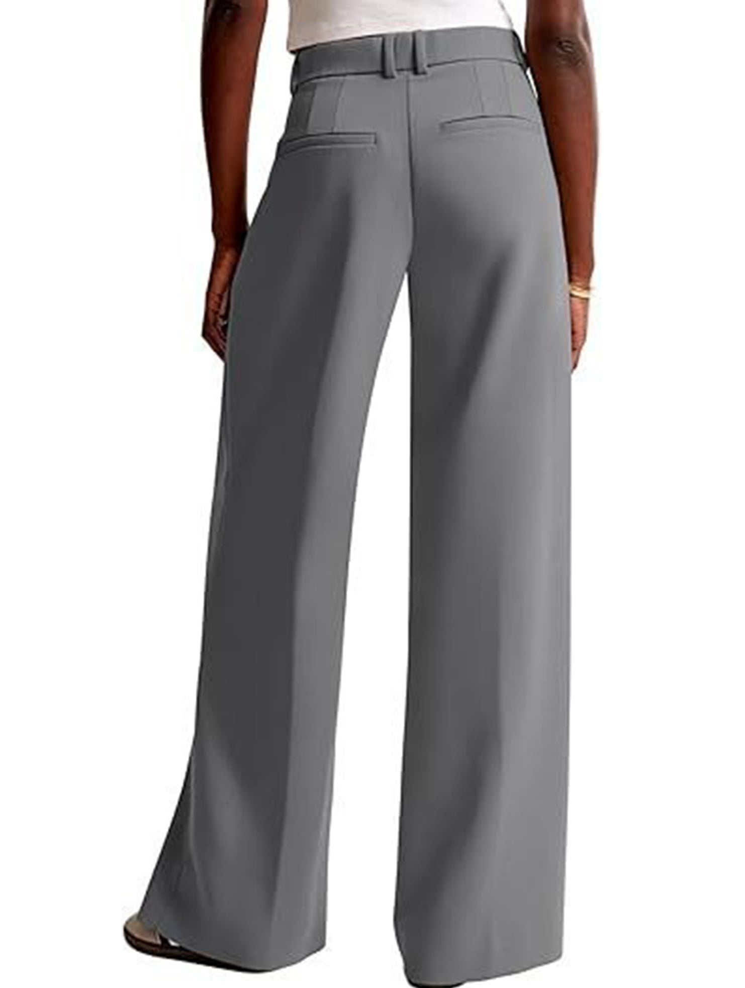 High Waist Straight Leg Wide Pants_CWBLP01495